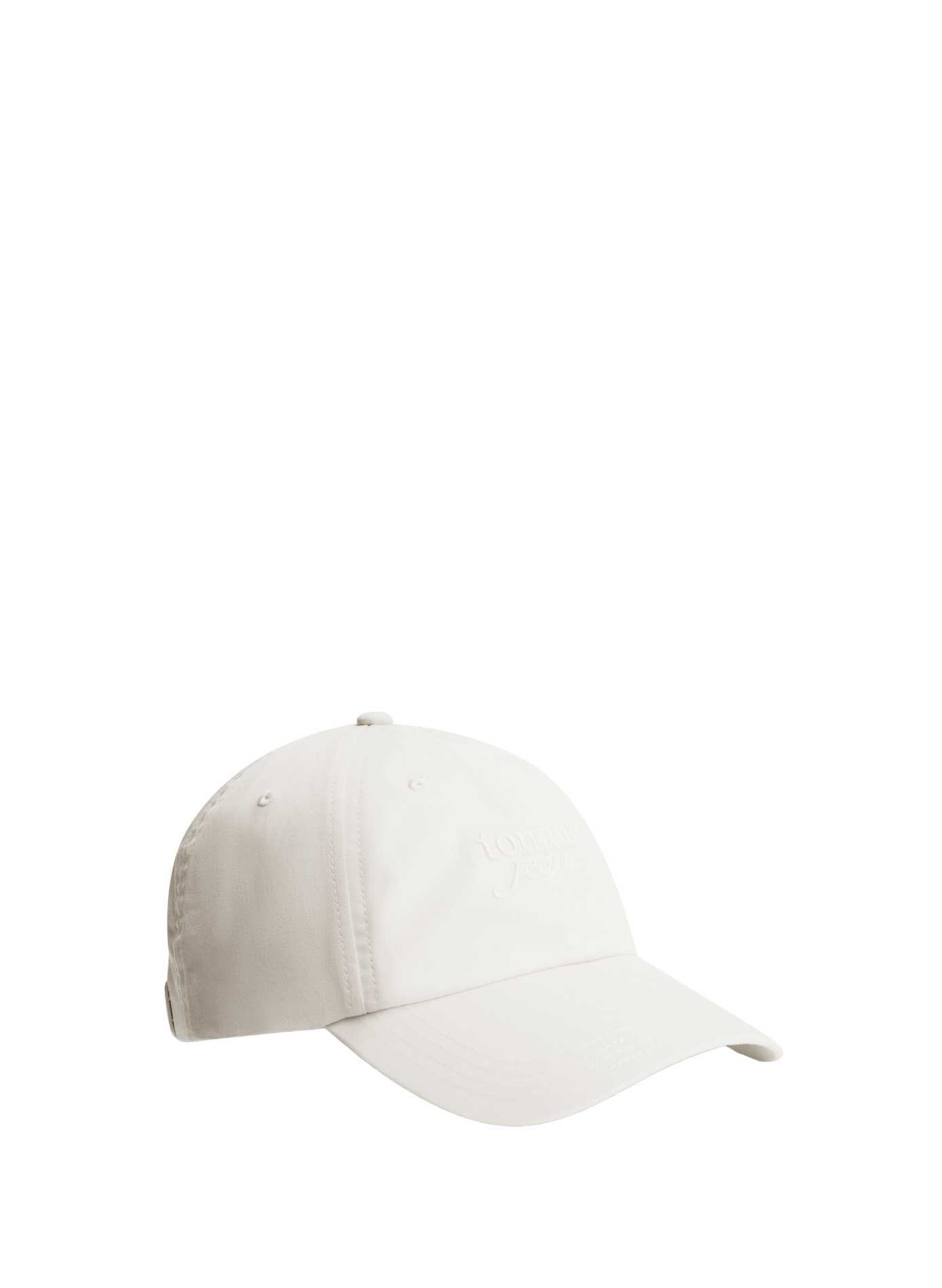 Casquette broderie marque en coton TOMMY HILFIGER Blanc