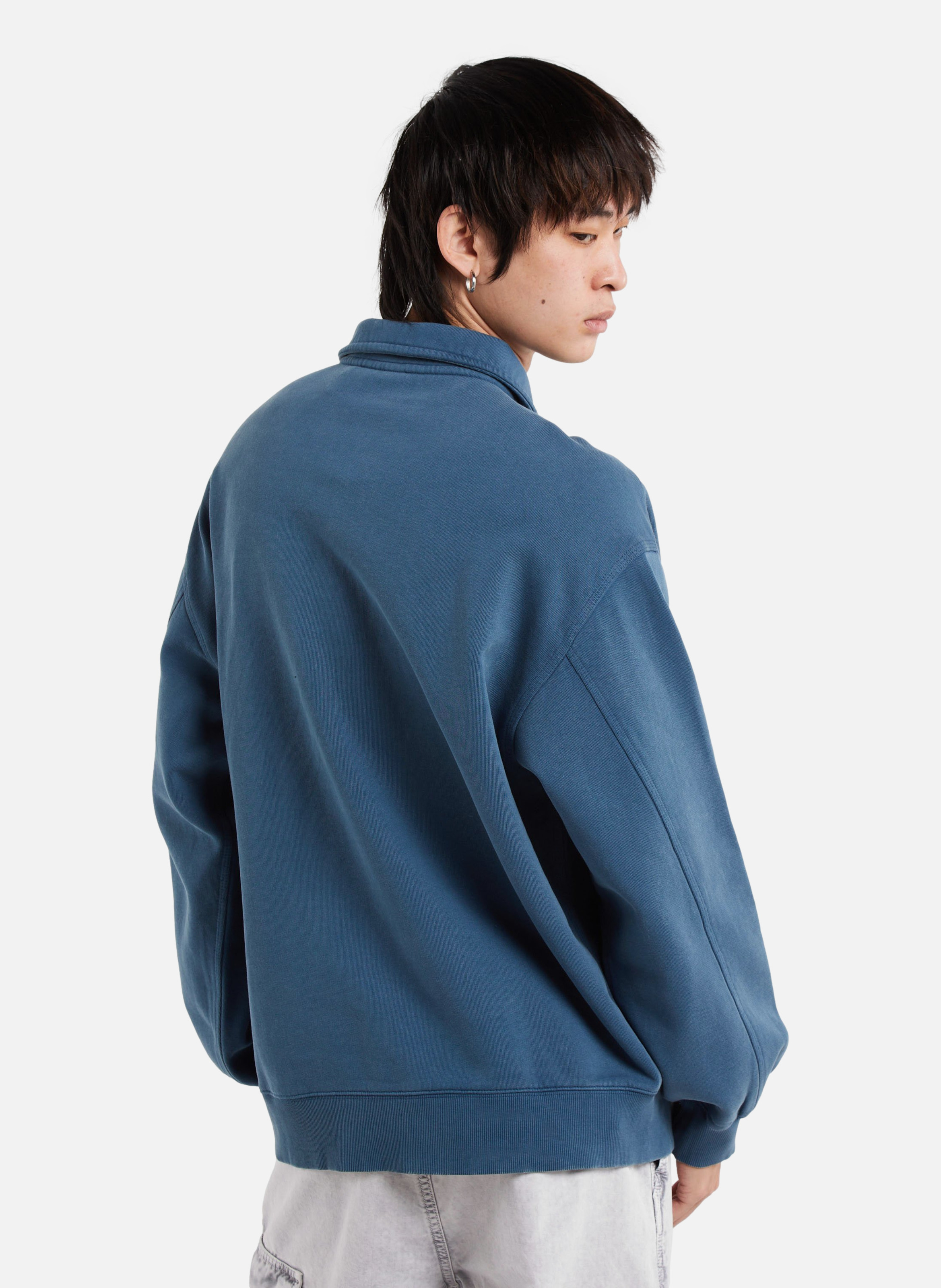 Sweat zippé half zip detroit sweat CARHARTT WIP Bleu