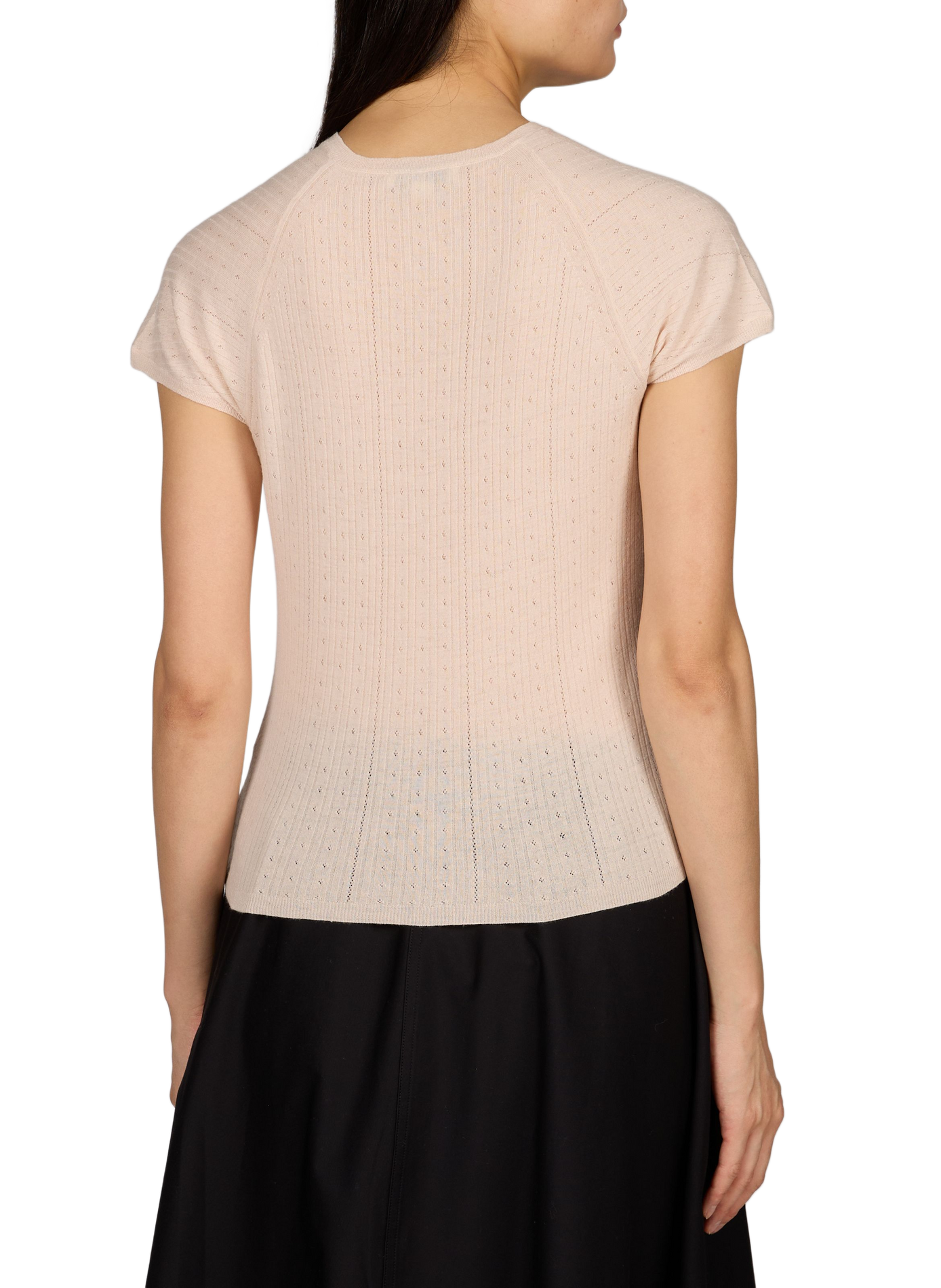 Wool V-neck top VINCE Beige