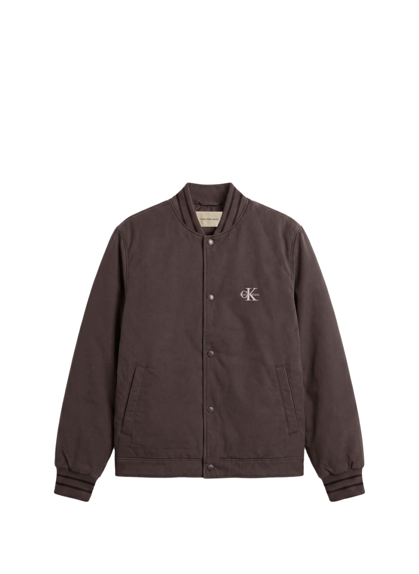 Teddykragen Daunenjacke CALVIN KLEIN Grau
