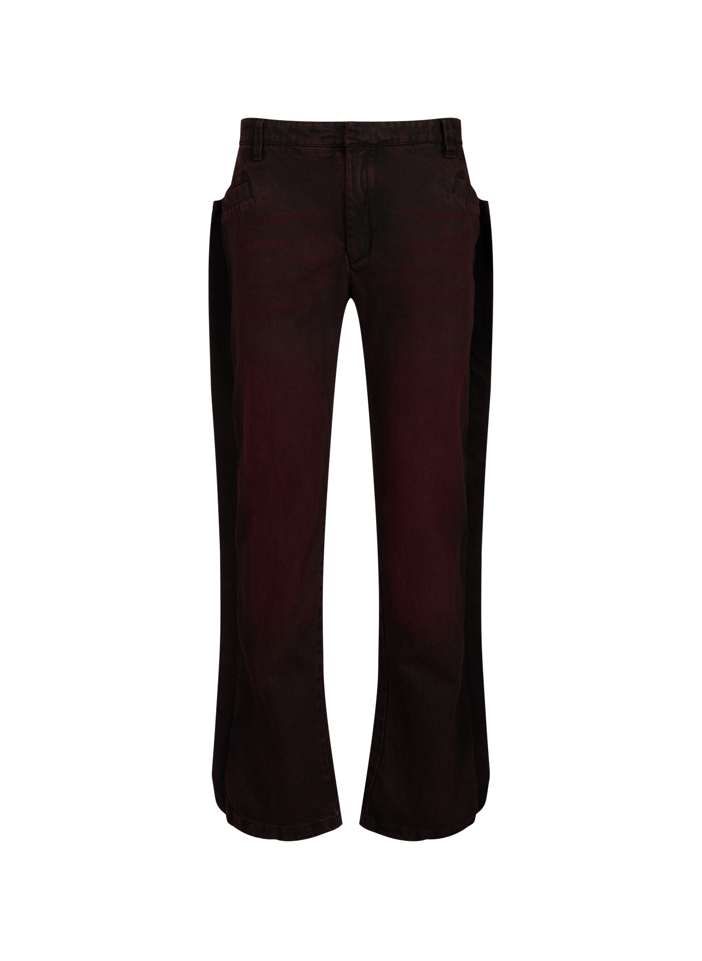 Wide cotton jeans CAMPILLO Red
