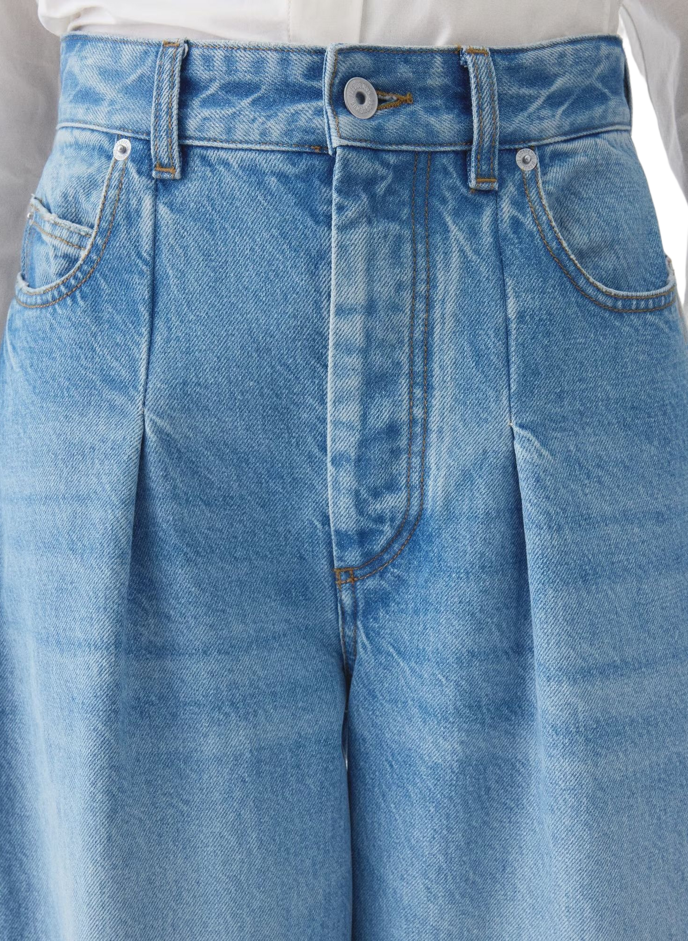 The cotton Ovalo de-Nîmes JACQUEMUS Blue