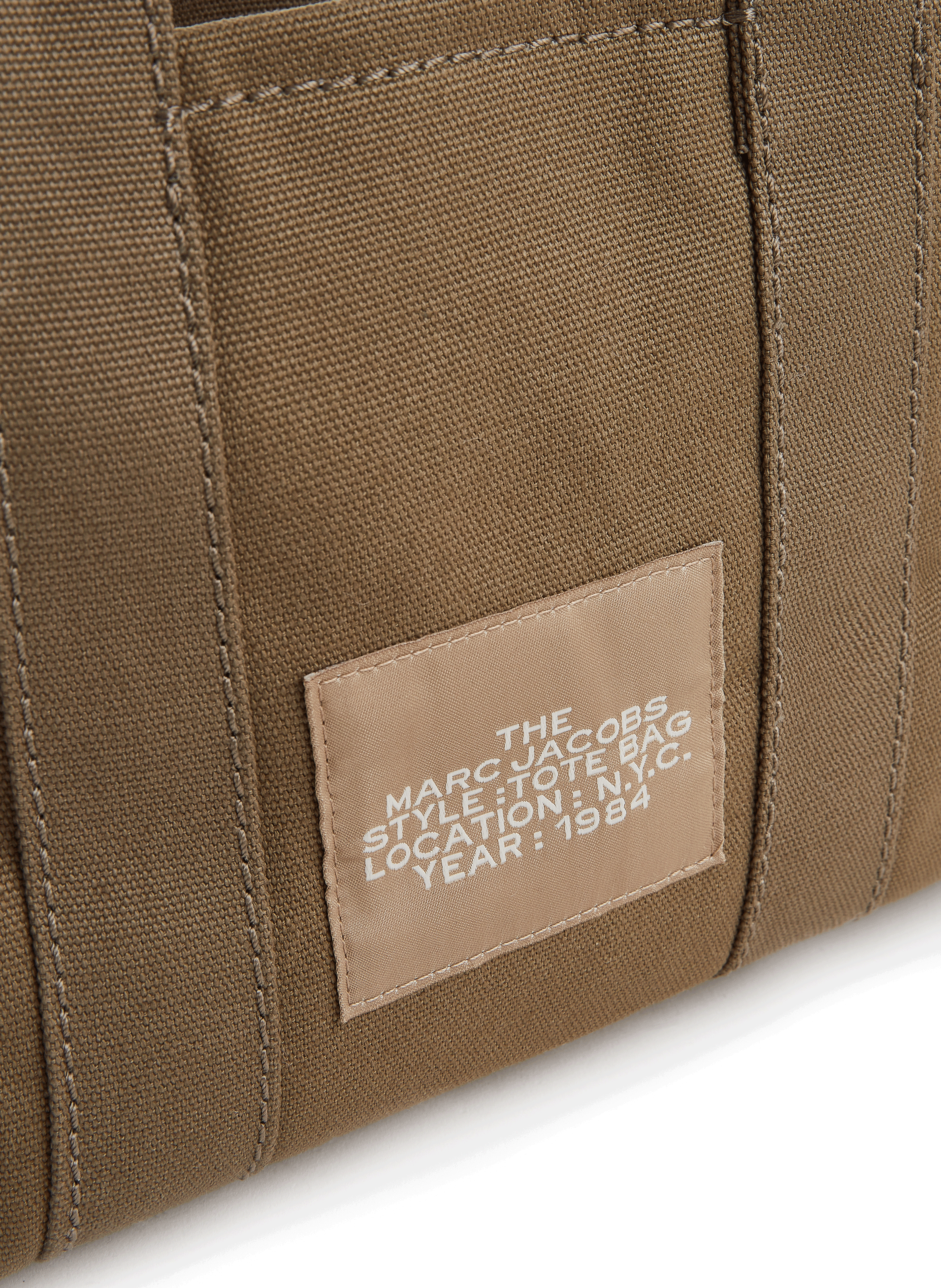 The Tote mini canvas tote bag MARC JACOBS Green