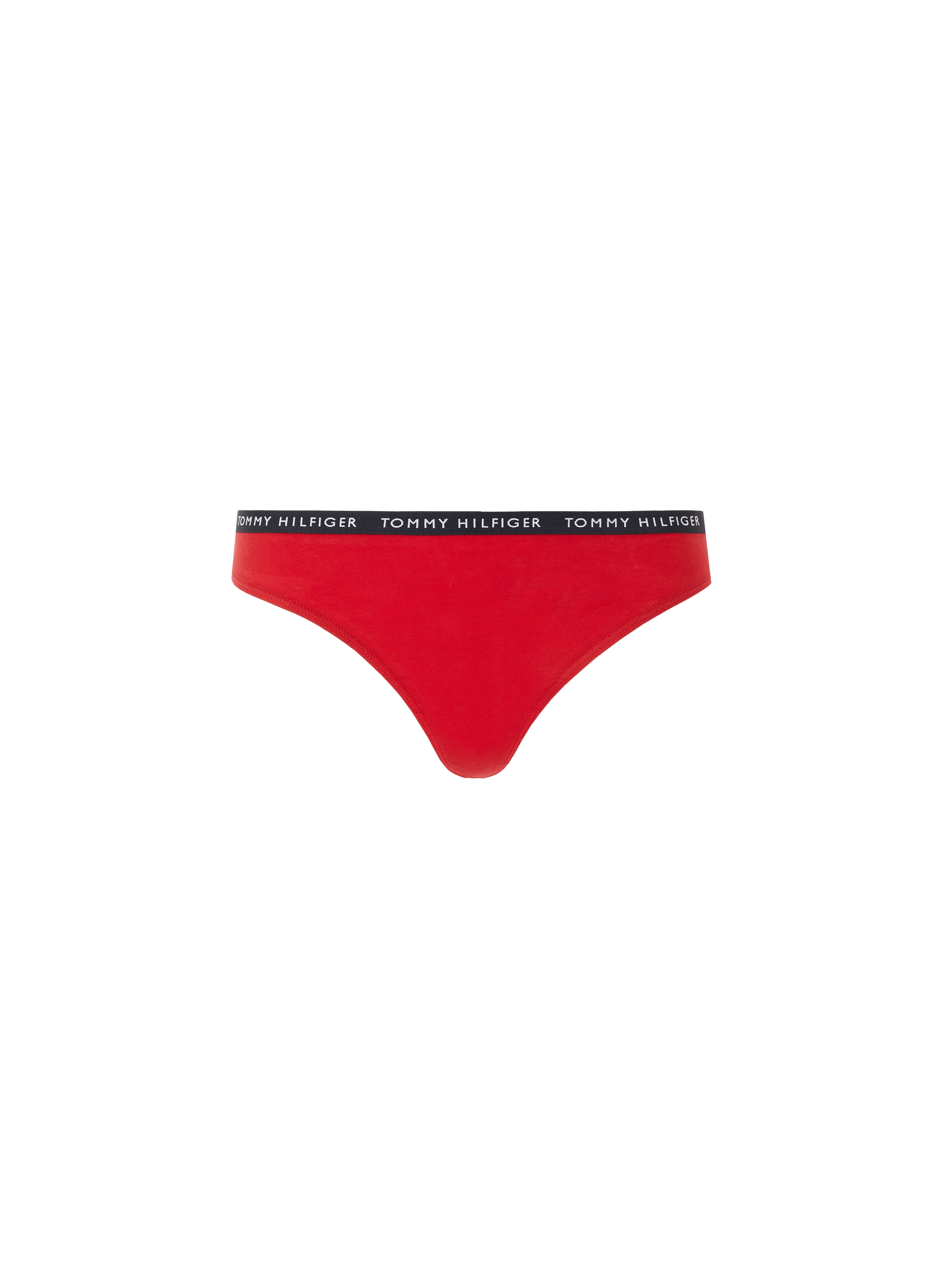 TOMMY HILFIGER Set of three stretch cotton thongs Pink