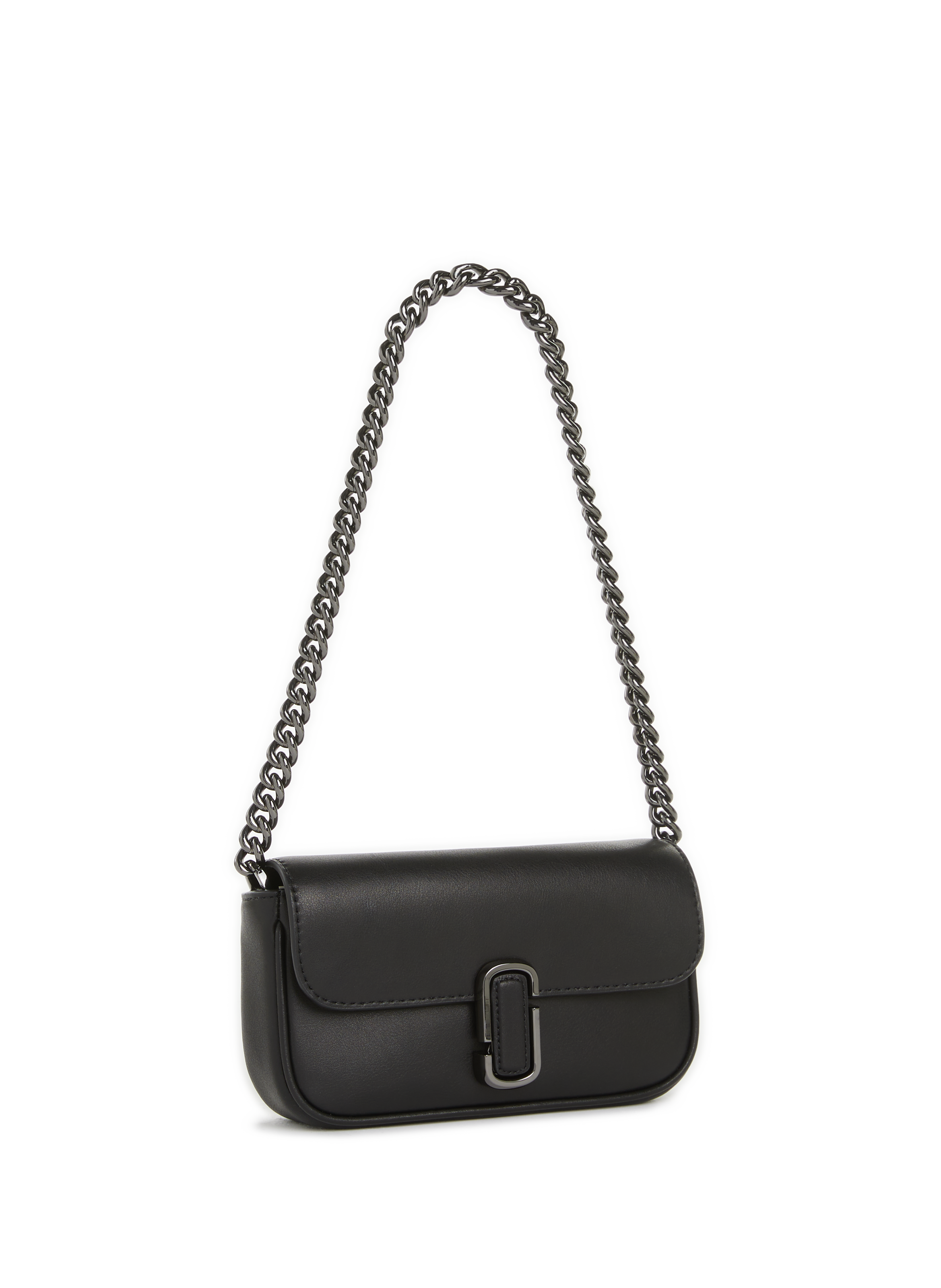 Sac The Mini Shoulder en cuir MARC JACOBS Noir