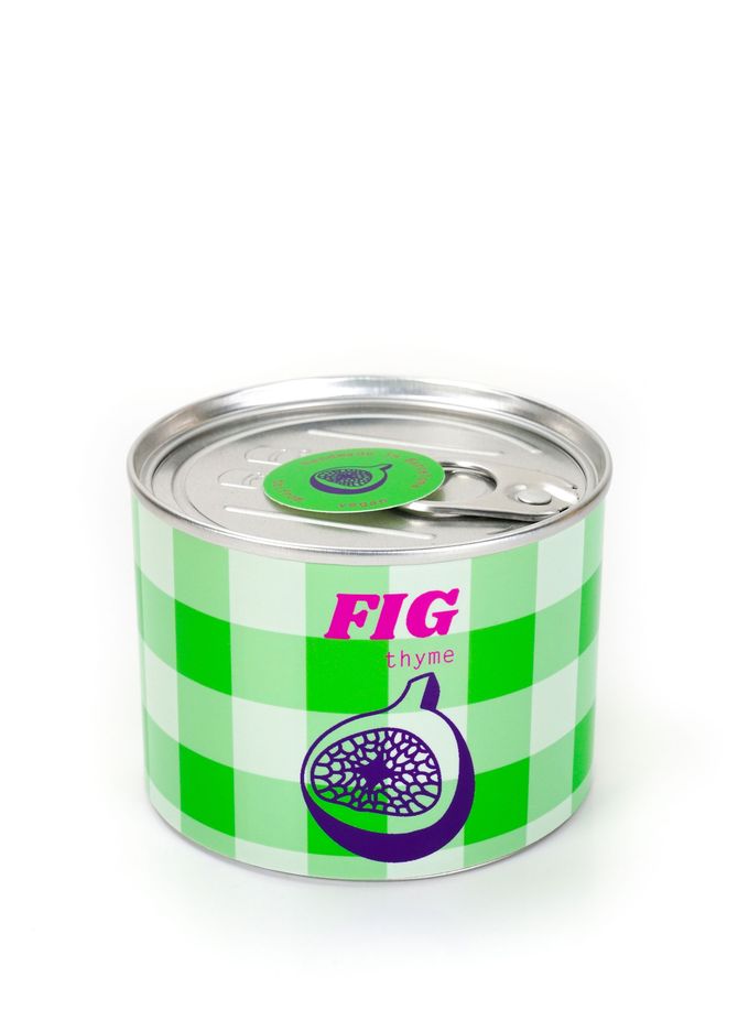 Fig tin candle TO FROM