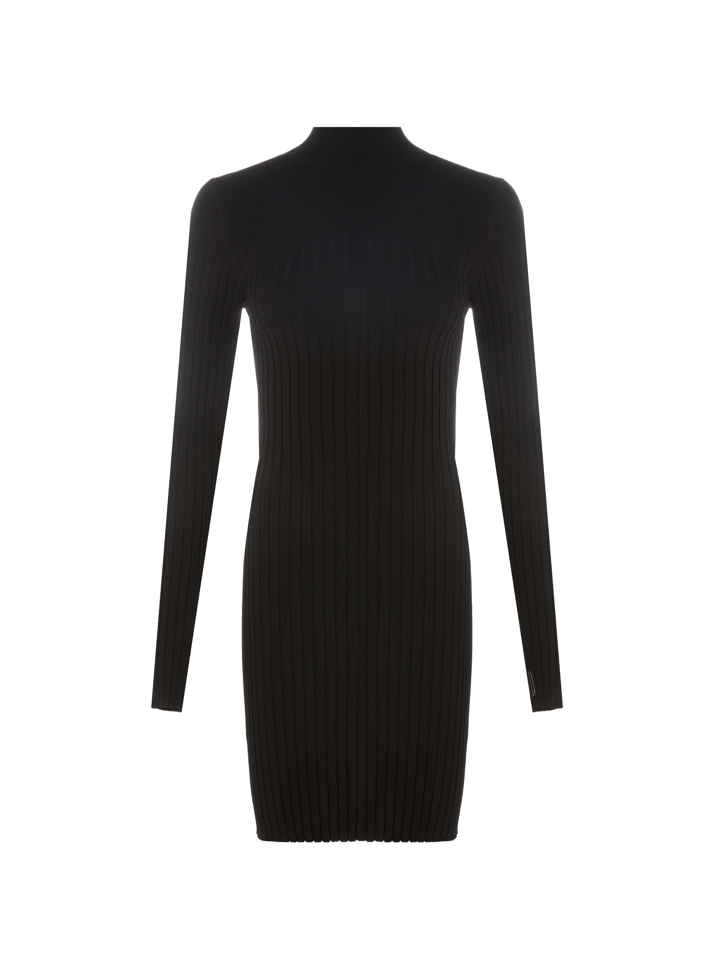 Robe en maille côtelée