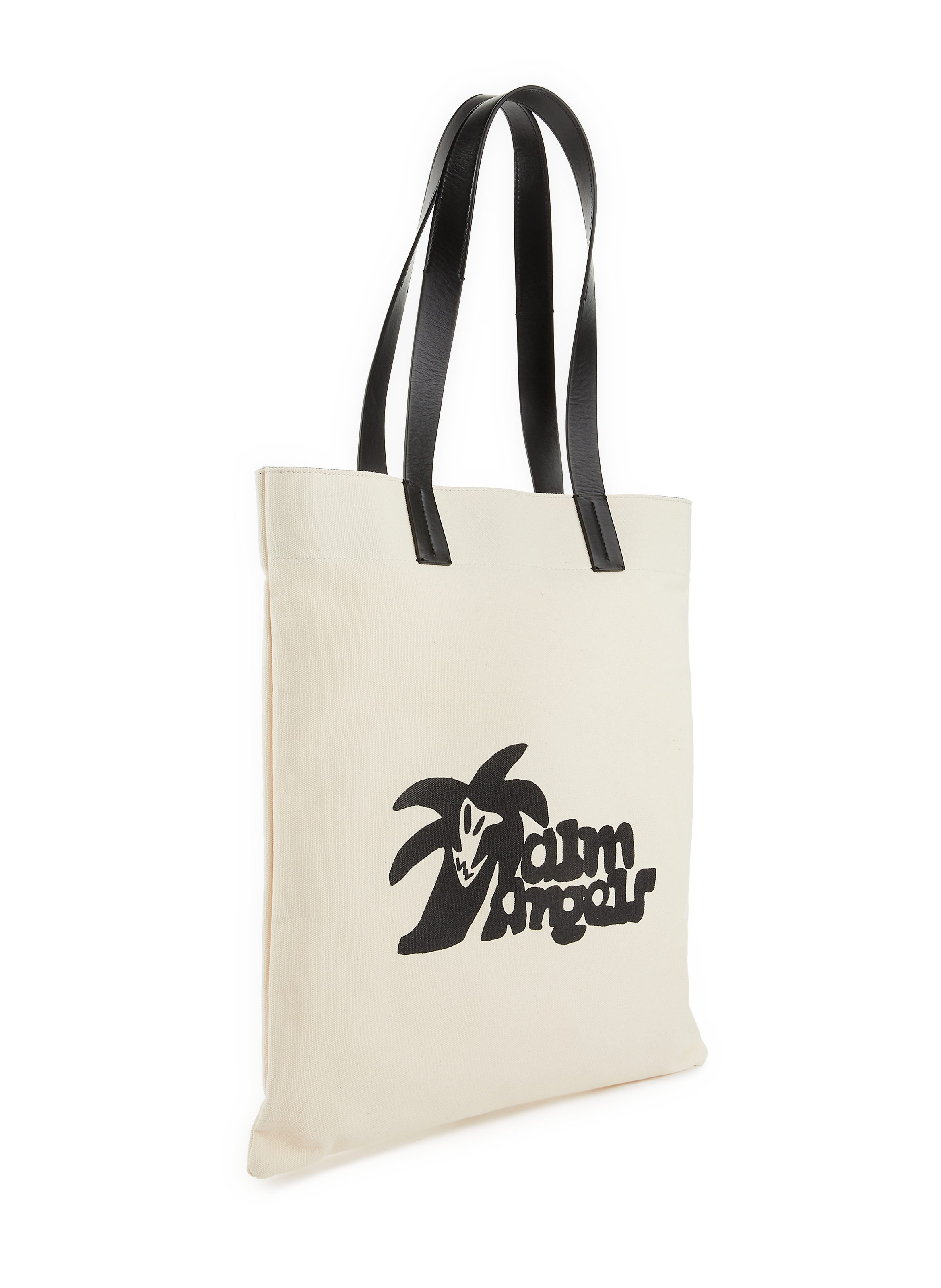 Canvas tote bag  PALM ANGELS Black