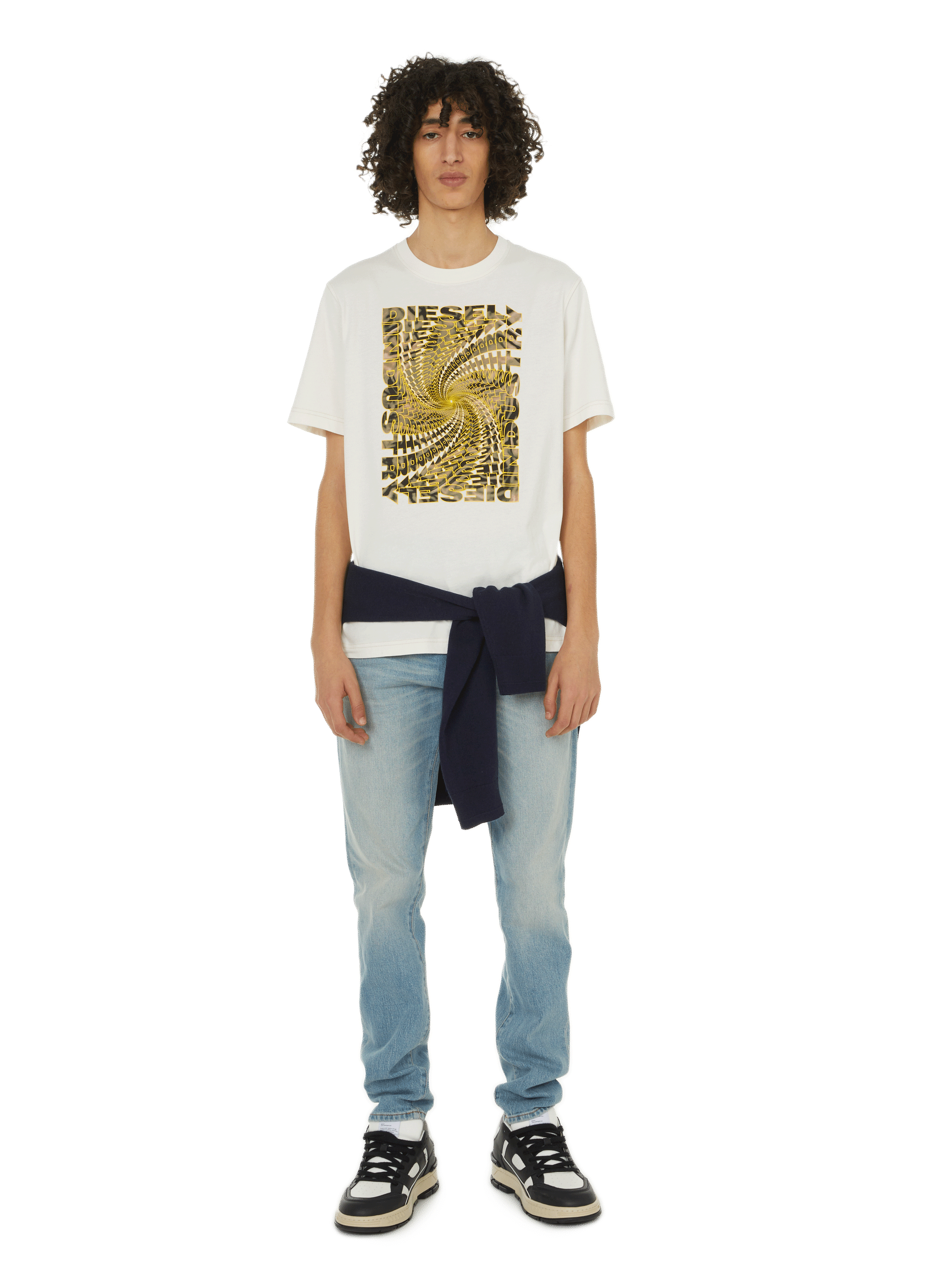 T-shirt en coton  DIESEL Blanc