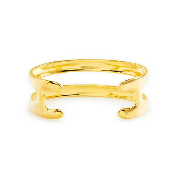 Aurelie Bidermann Esteban Cuff Bracelet In Gold
