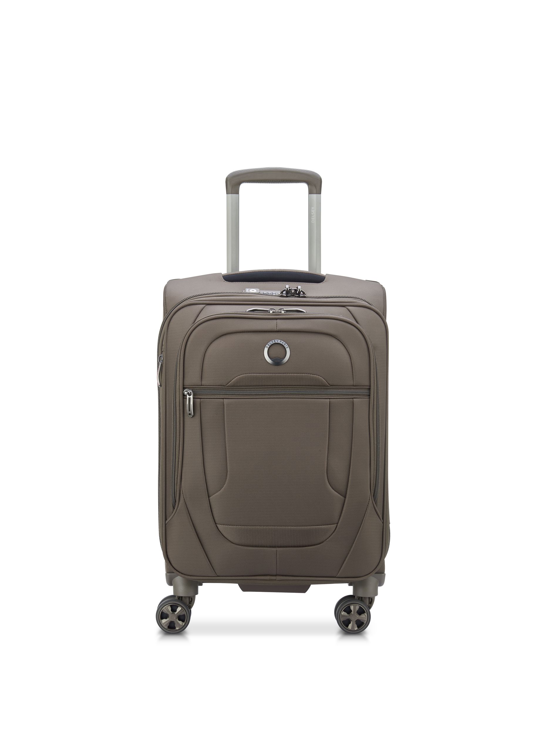 Valise cabine souple taille s - helium dlx DELSEY PARIS Marron
