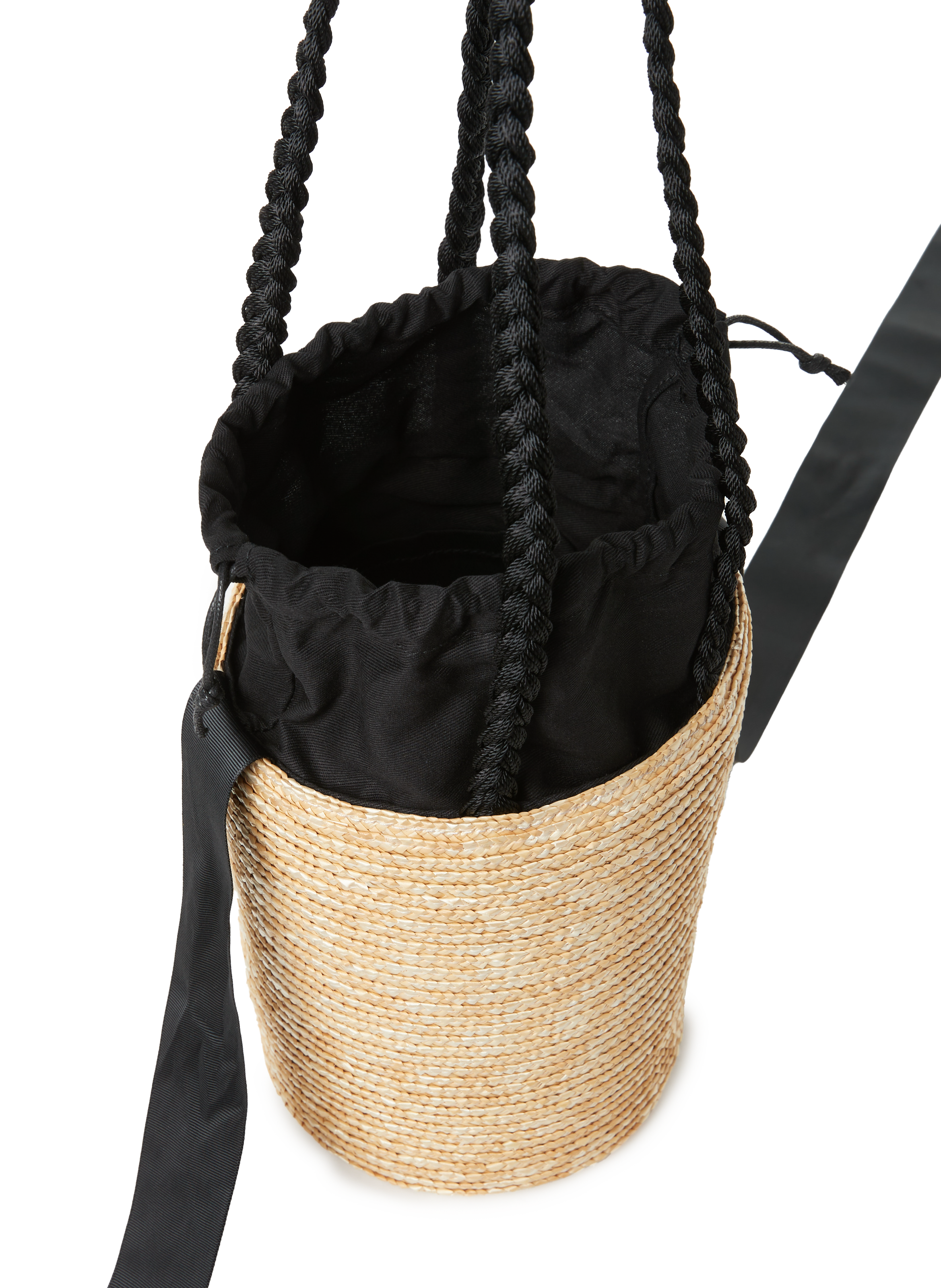 Panier en paille AU PRINTEMPS PARIS Beige