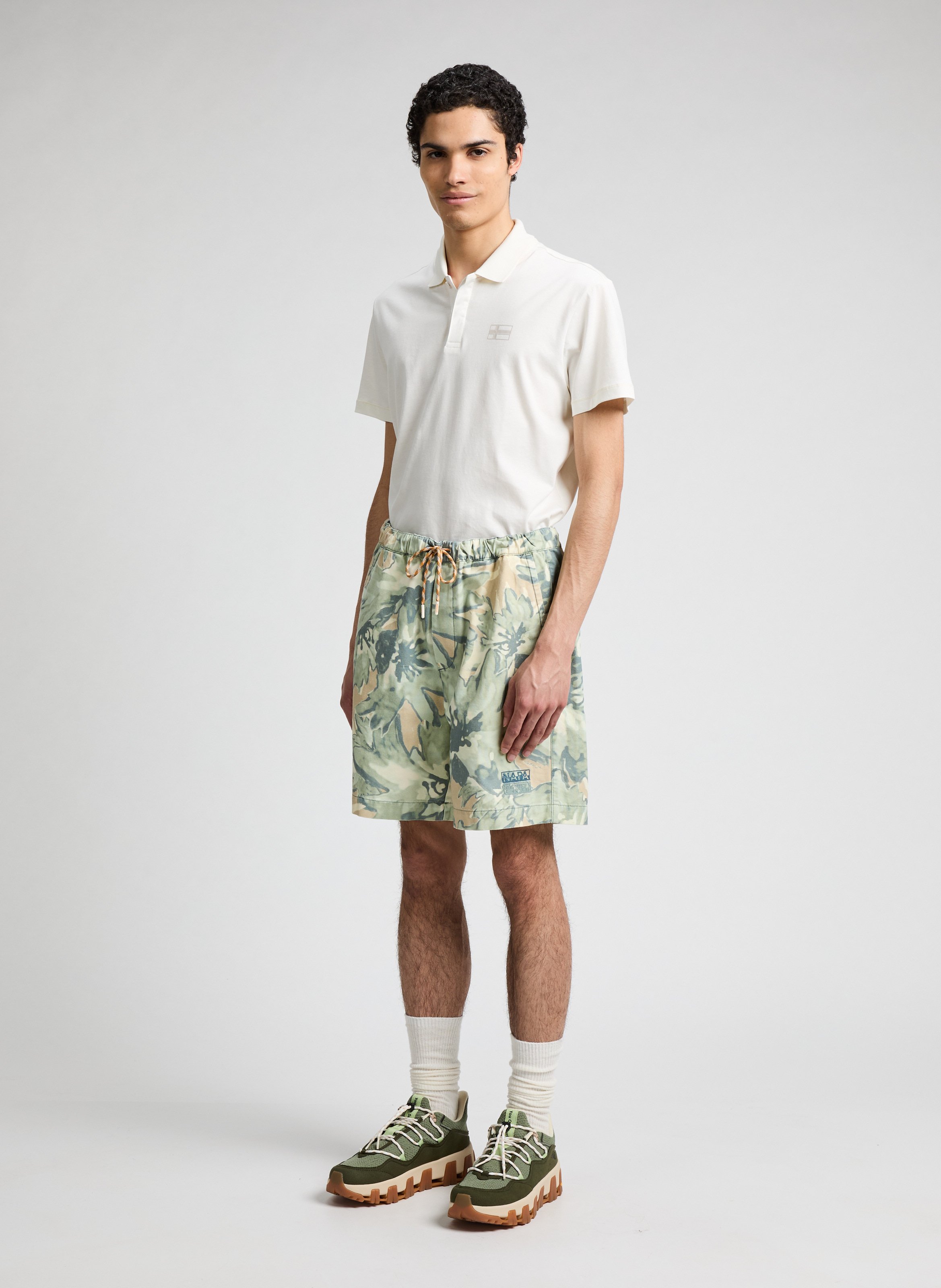  Cotton polo shirt  NAPAPIJRI White