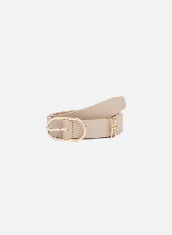 Ceinture en cuir Beige by TOMMY HILFIGER TOMMY HILFIGER Ceinture en cuir Beige