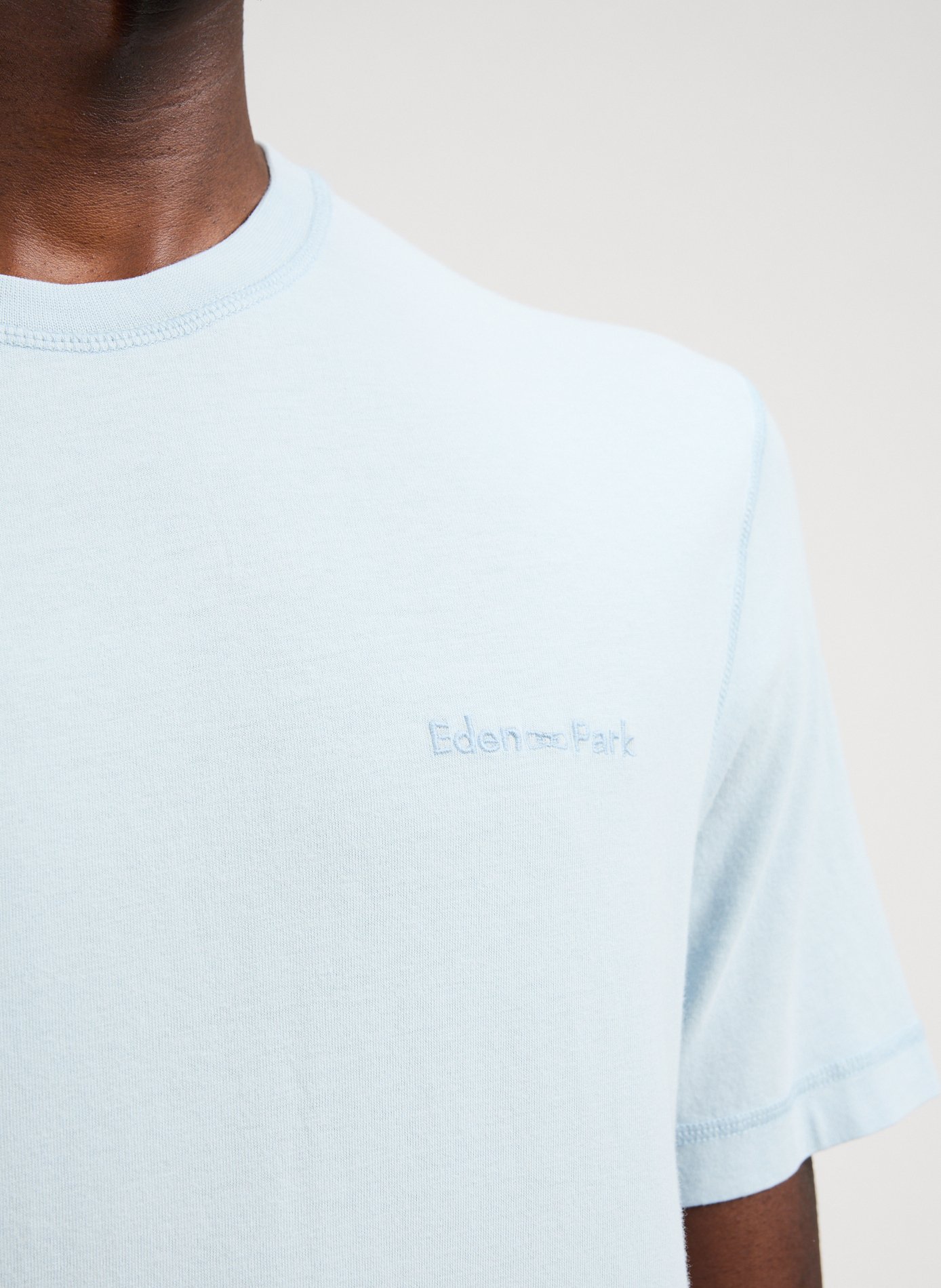 Classic Cotton T-Shirt EDEN PARK Blue