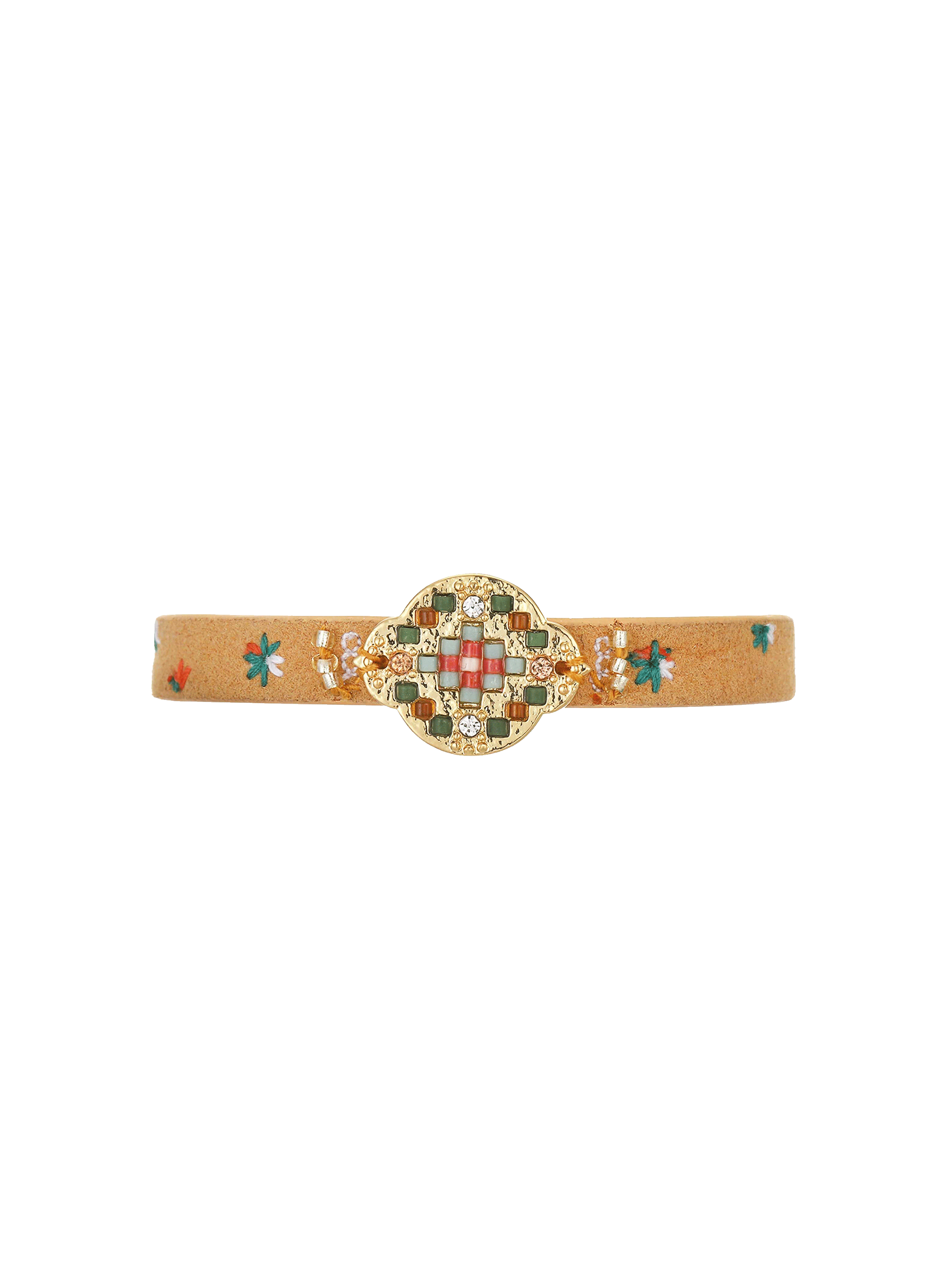 Bracelet avec fermoir aimanté et placage eclectik HIPANEMA Orange