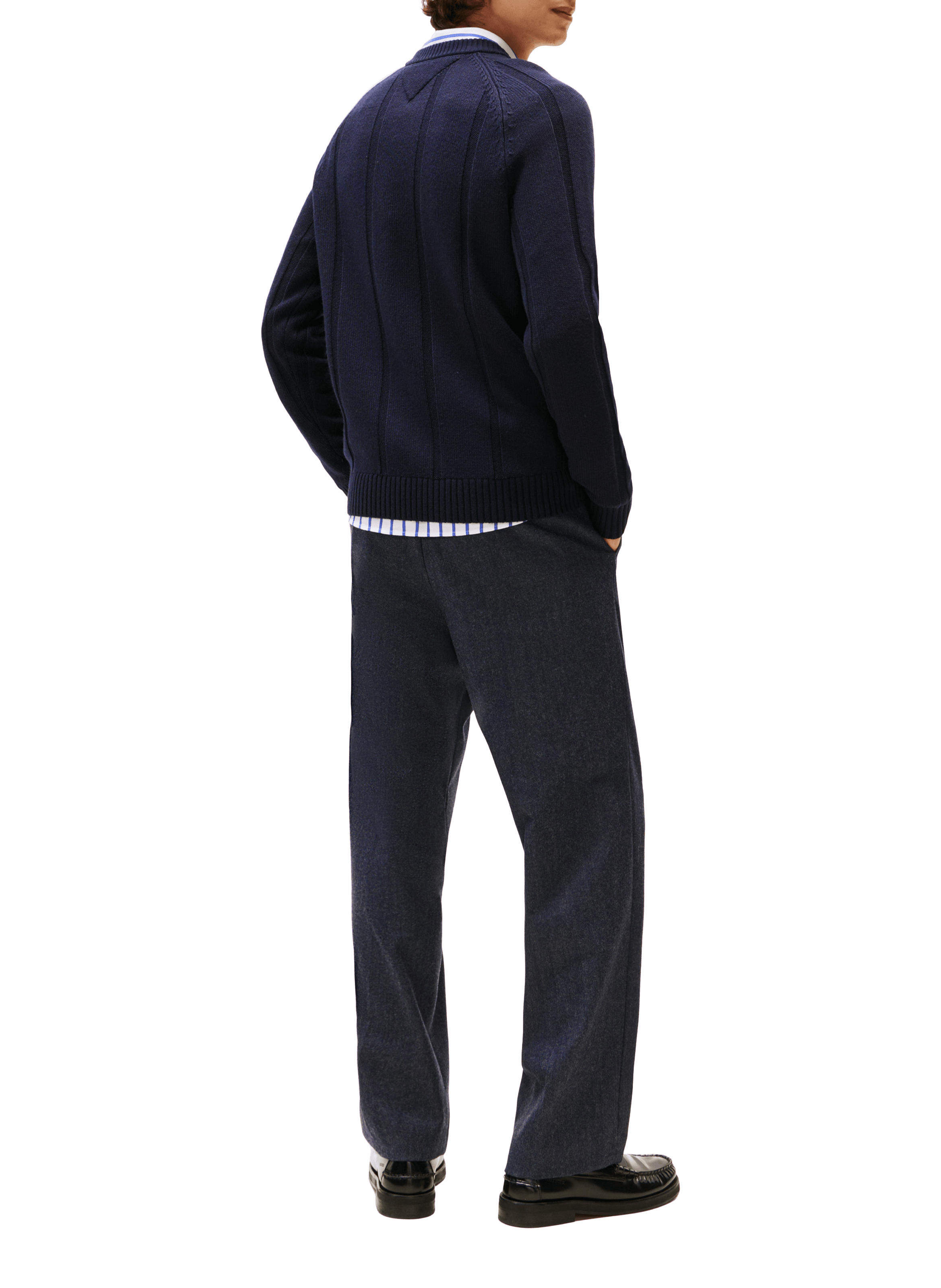  Round-neck wool jumper TOMMY HILFIGER Blue