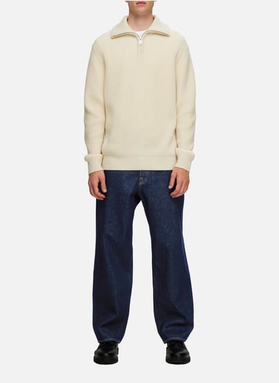 Wide-leg organic cotton jeans SELECTED Wide-leg organic cotton jeans SELECTED