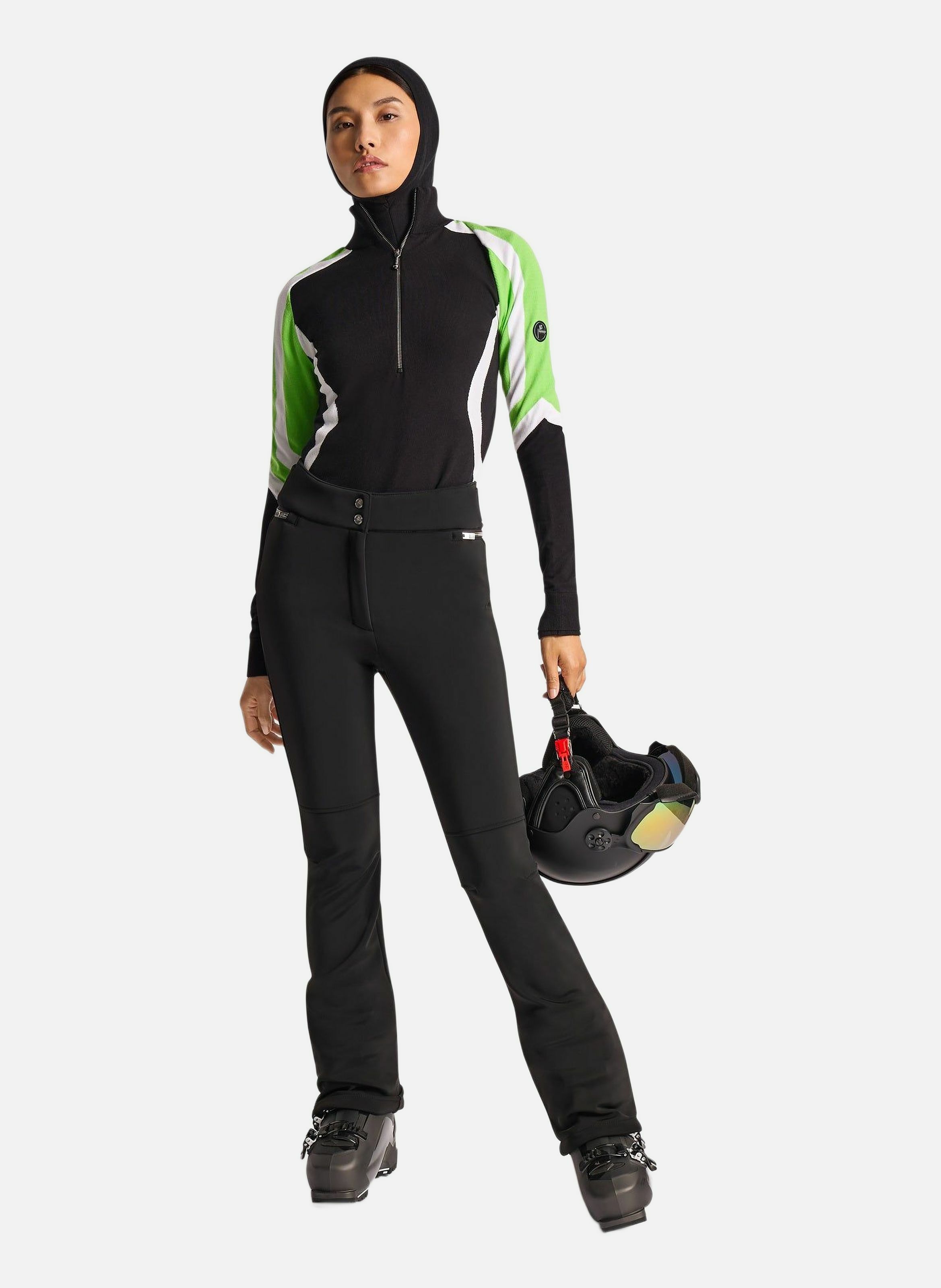 FUSALP Fuseau de ski elancia coupe regular Noir