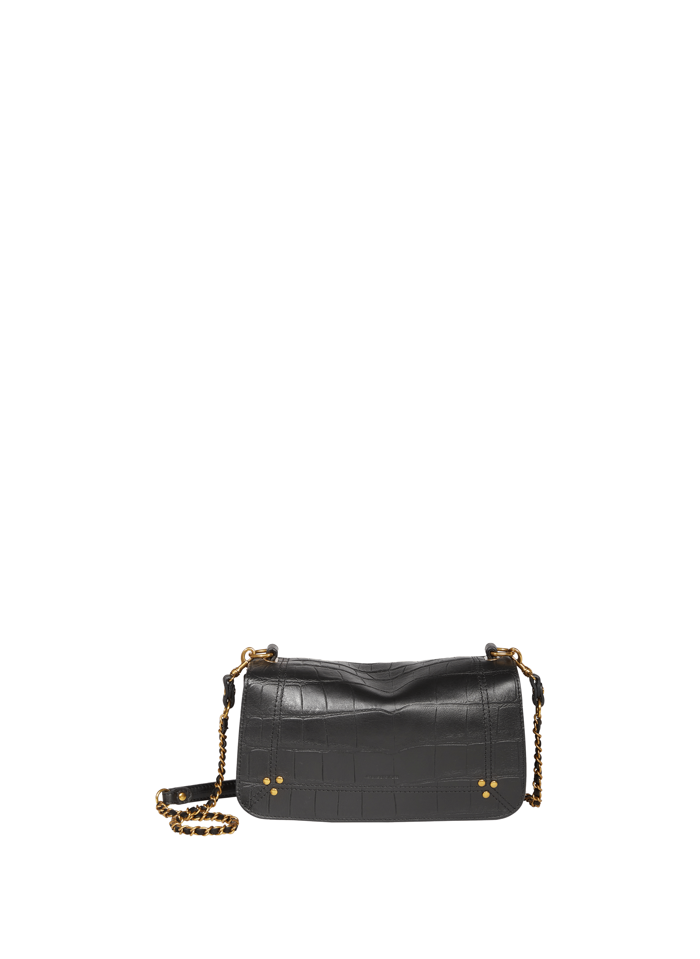 JÉRÔME DREYFUSS Bobi leather shoulder bag Black