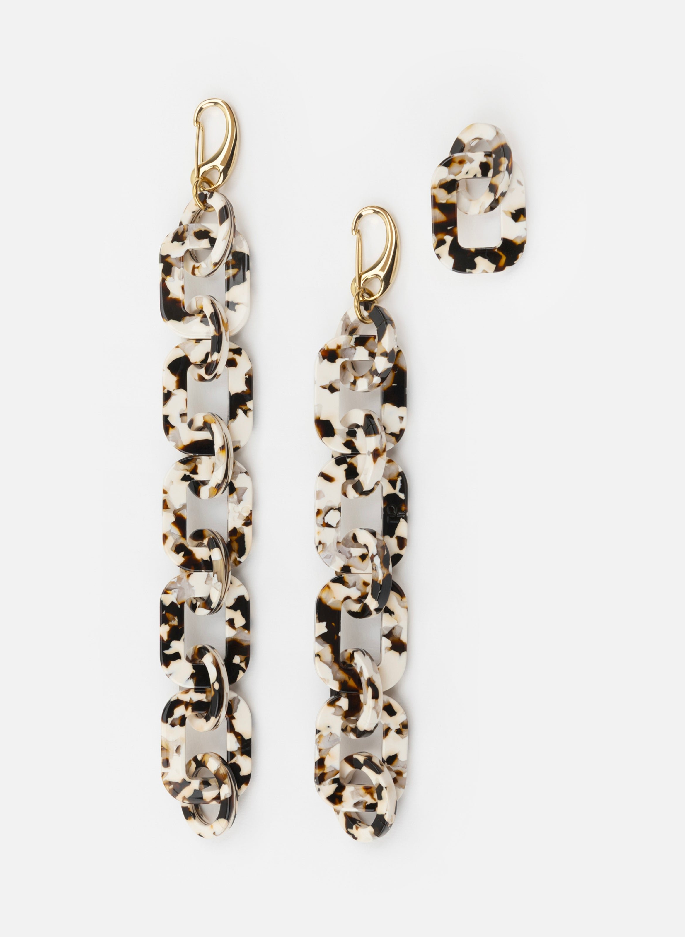 Bracelet astre en acétate de cellulose KURAGE GINZA Marron