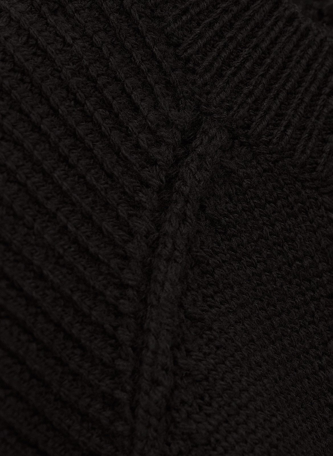 Pull droit col rond en laine liara BA&SH Noir