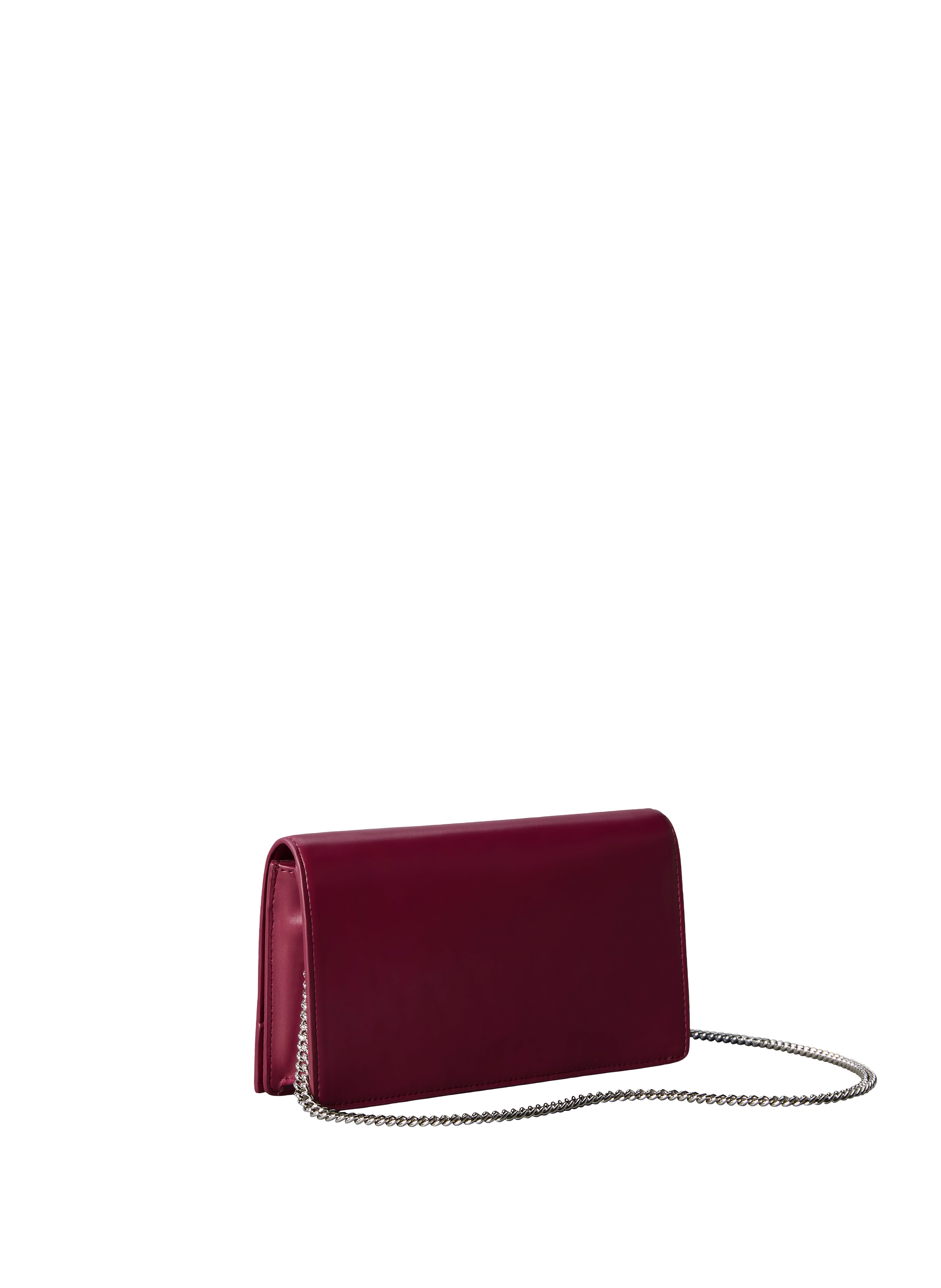 Sac pochette aves bandoulière chaine CALVIN KLEIN Rouge
