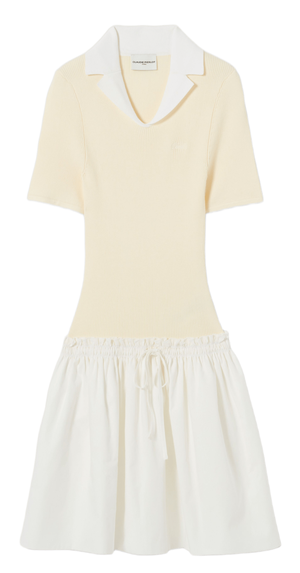 Robe courte CLAUDIE PIERLOT Beige