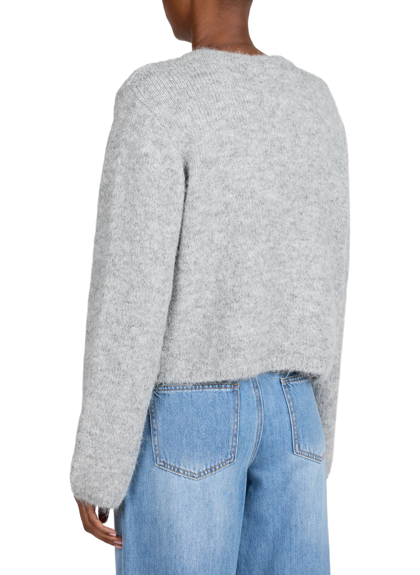 Cardigan knit Objsaggia OBJECT Grey