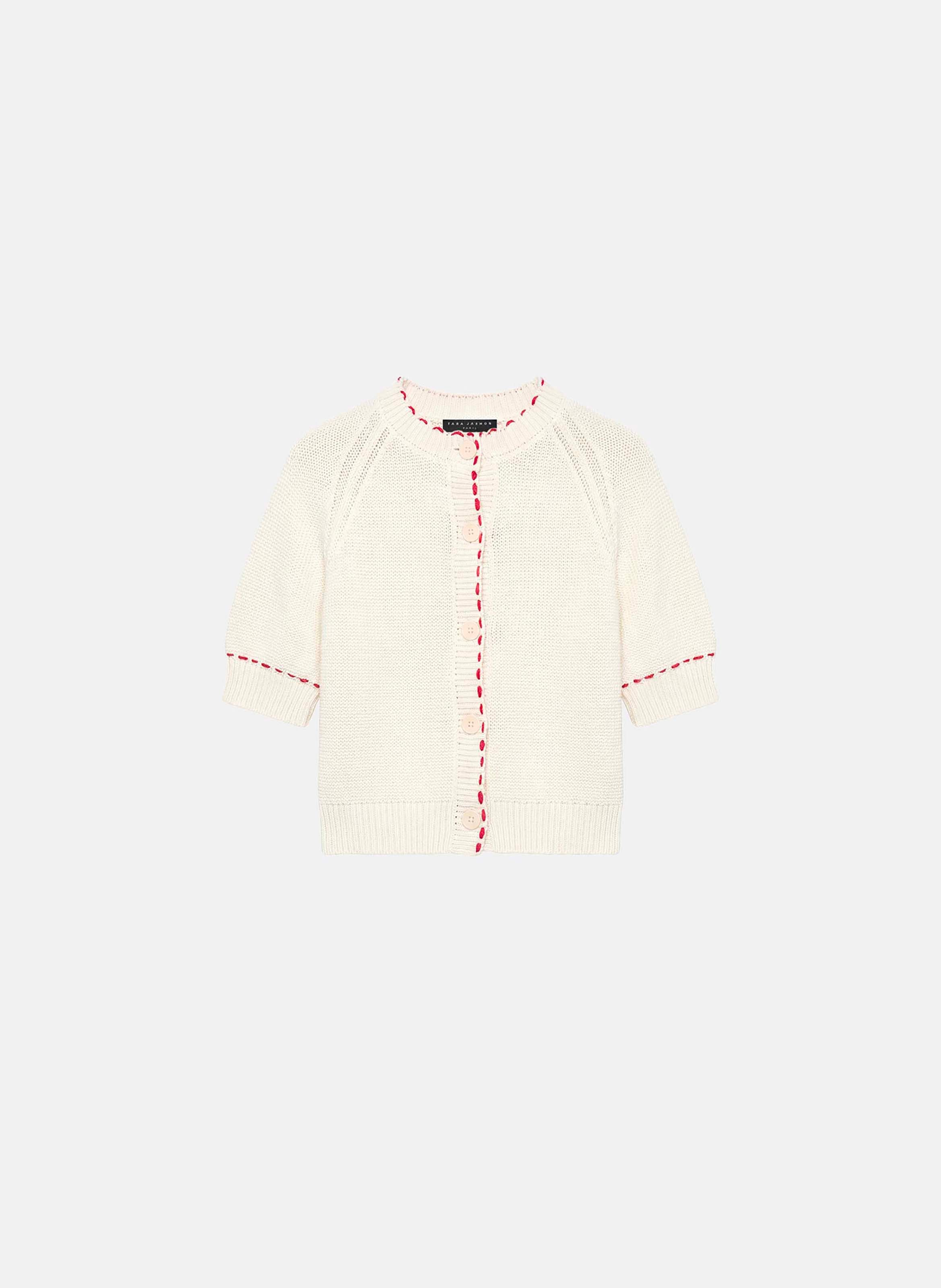 Gilet gracy TARA JARMON Blanc