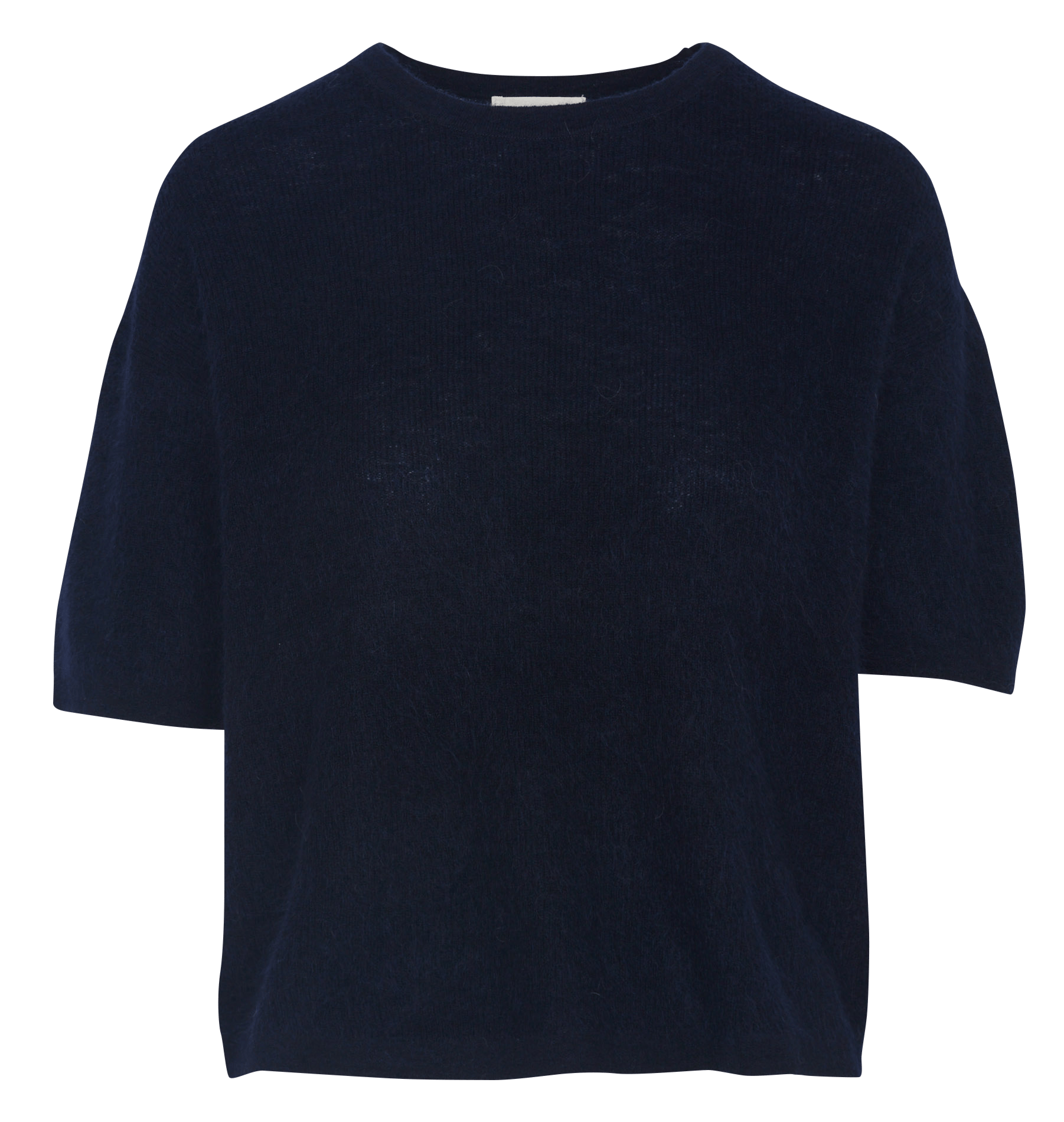 Pull col rond en mohair mélangé paolo bis MAISON 123 Bleu