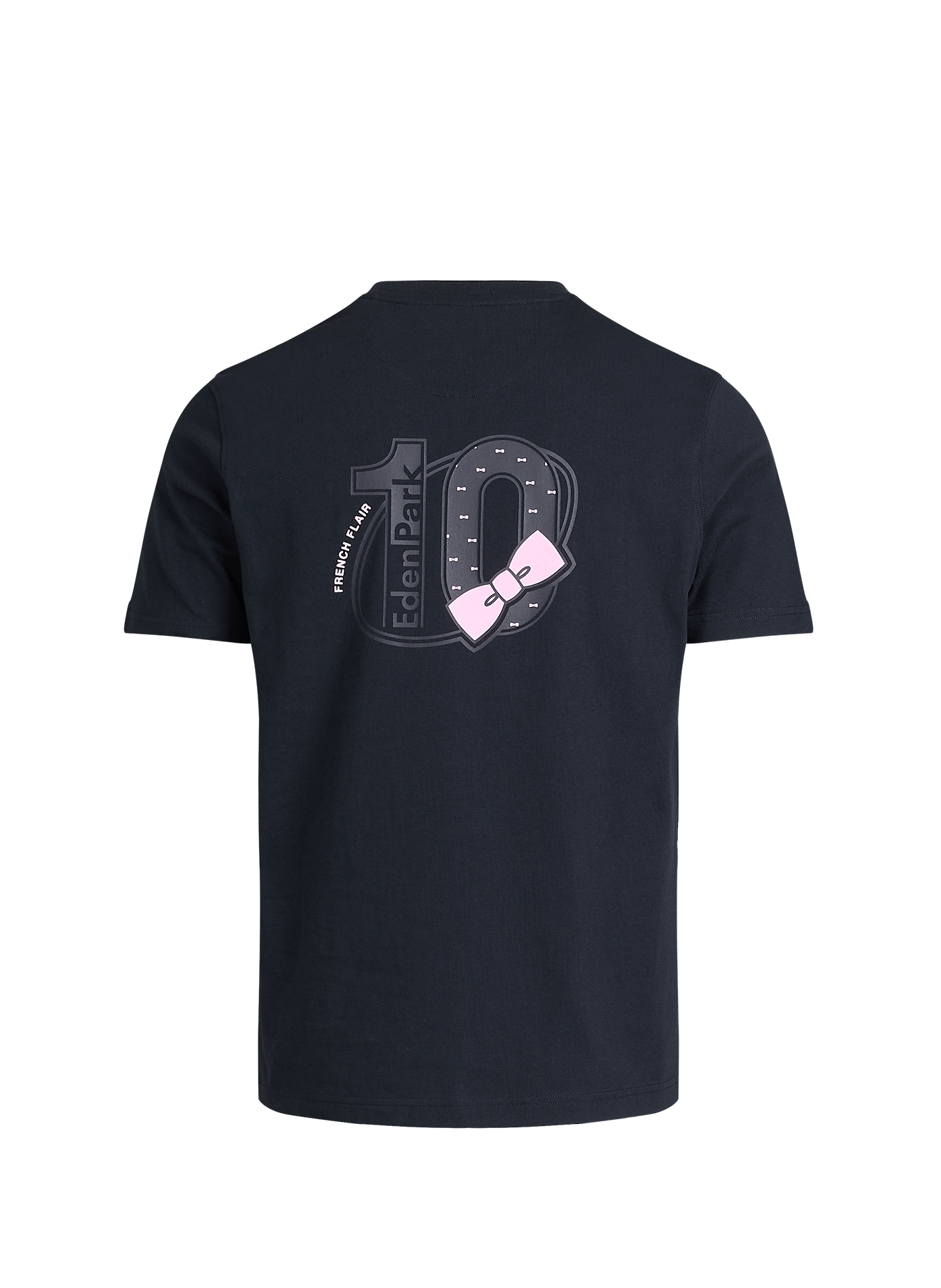 T-shirt broderie logo à col rond EDEN PARK Bleu