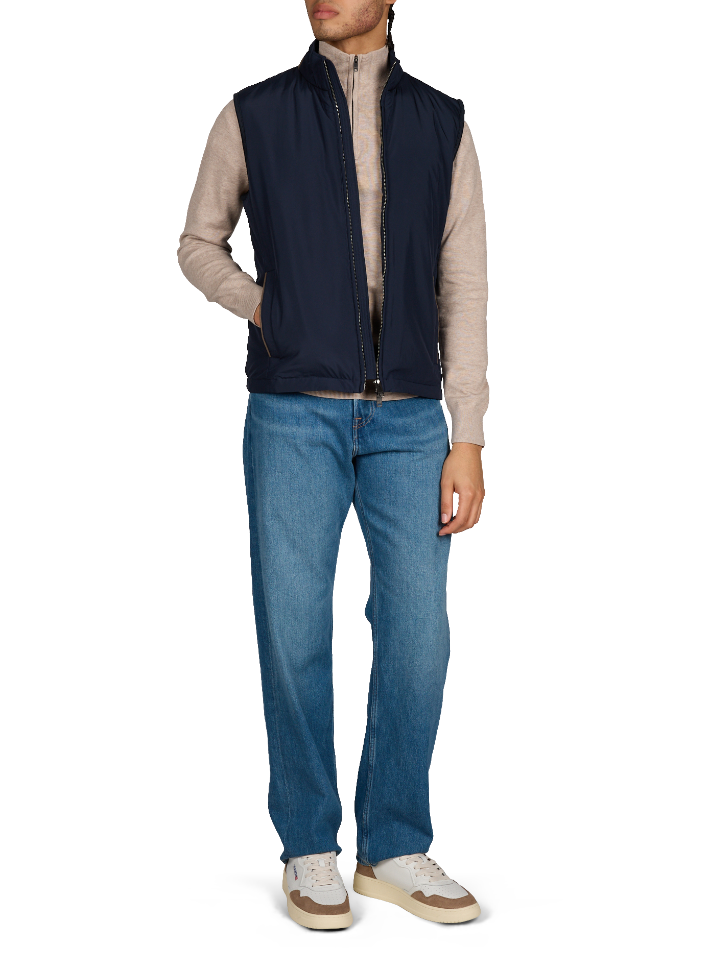 sleeveless straight vest HACKETT Blue