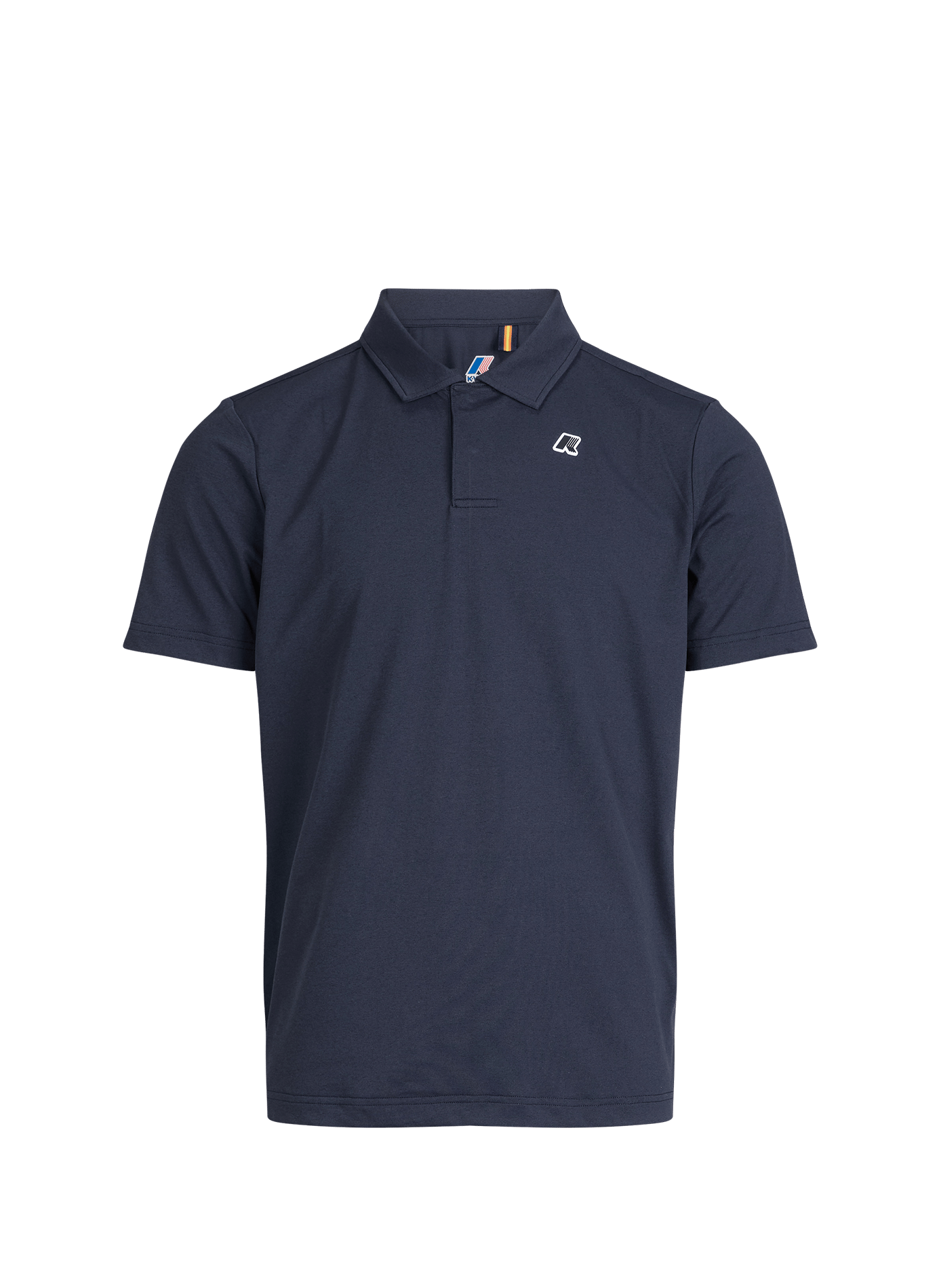 Short-sleeved polo shirt with logo K-WAY Blue