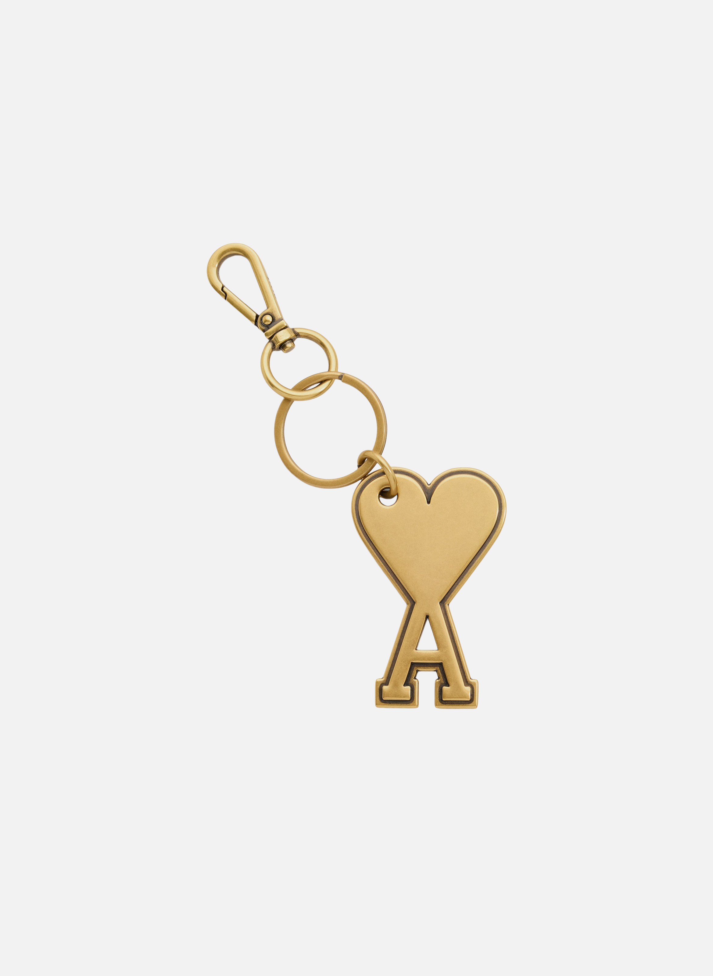 Porte-clés ami de coeur unisexe AMI PARIS Jaune
