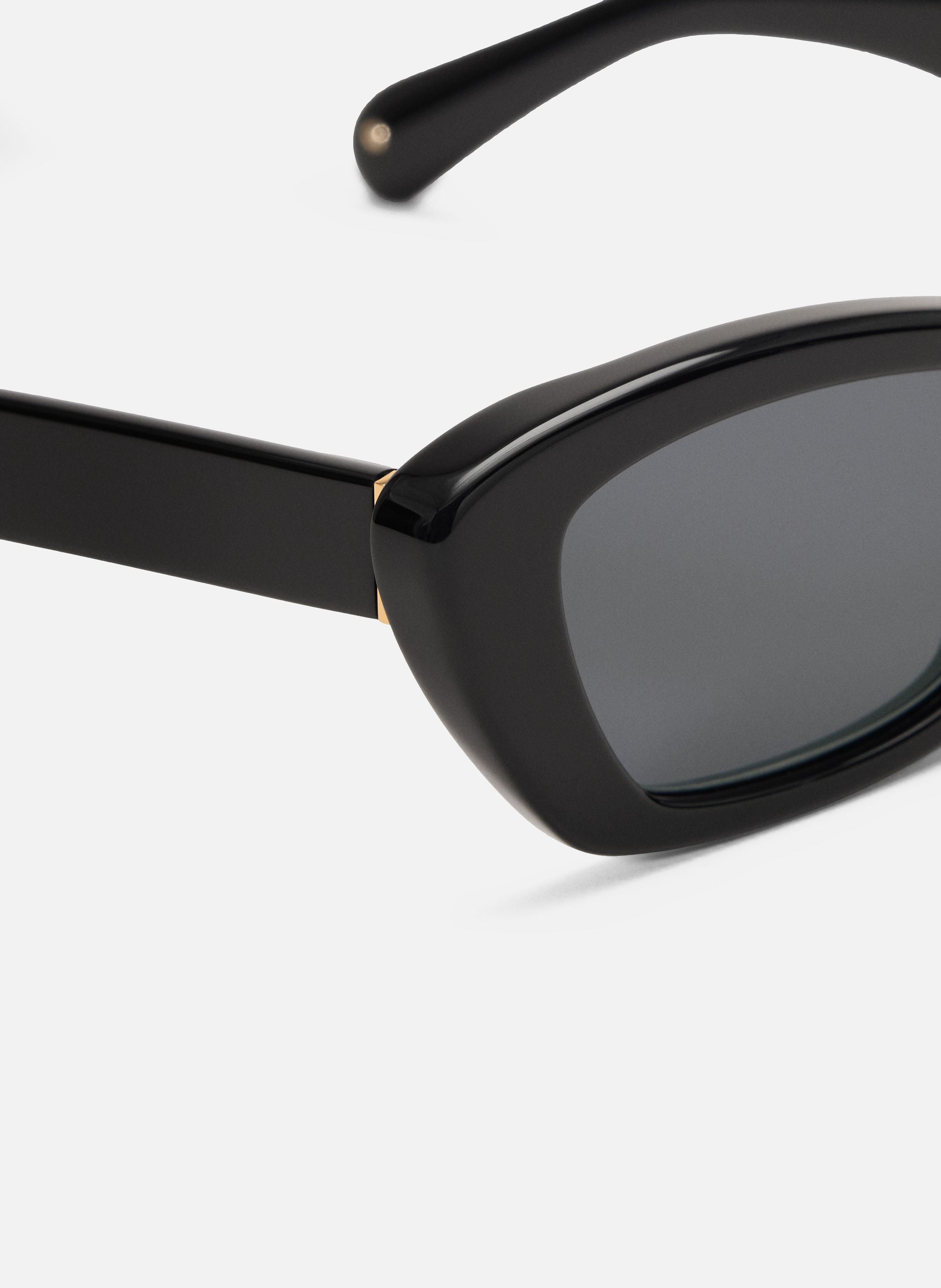 Lunettes de soleil 75020 en acétate unisexes AMI PARIS Noir