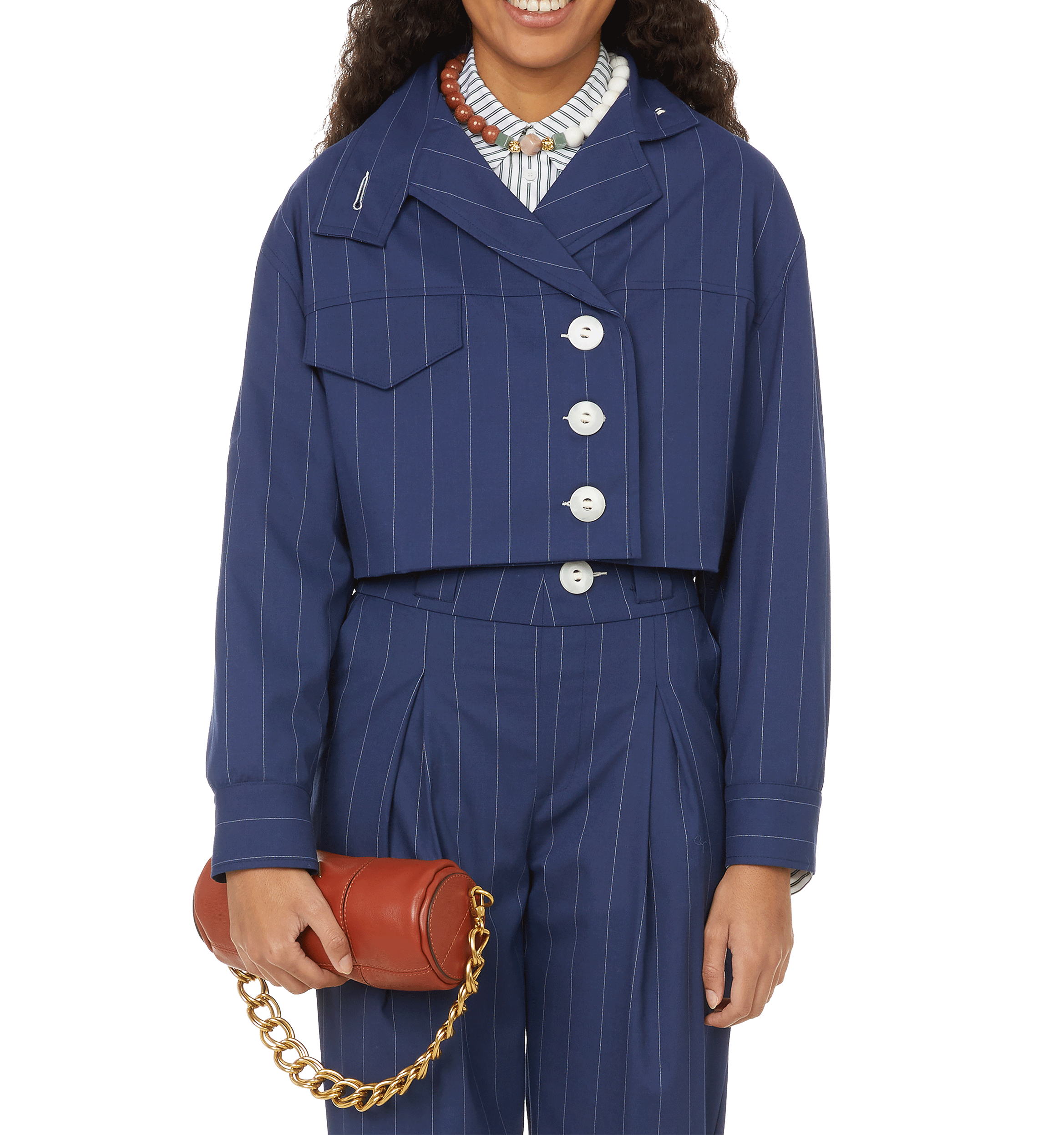 Cropped jacket SALUT BEAUTÉ Blue