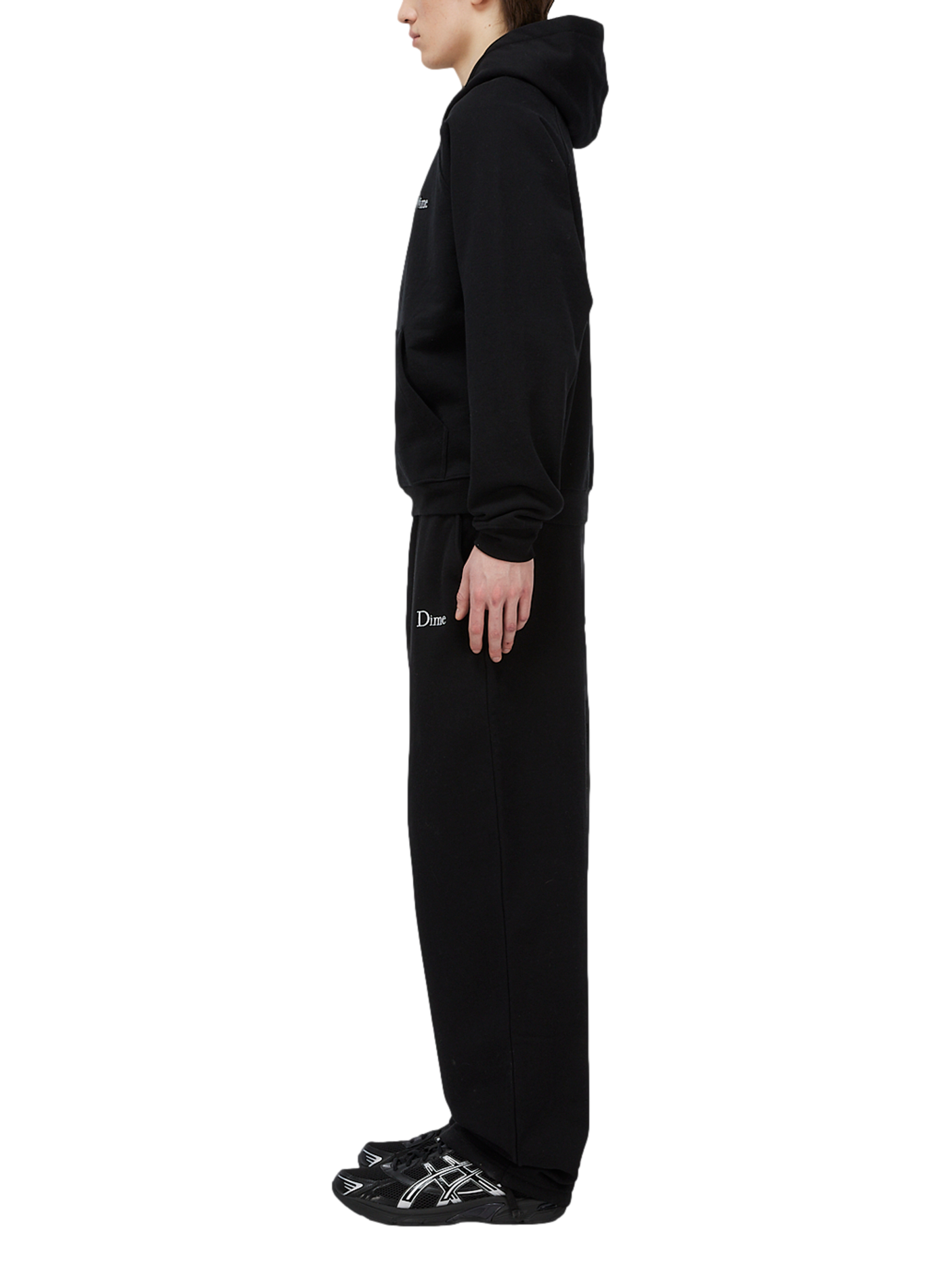Oversized cotton sweatshirt DIME Black