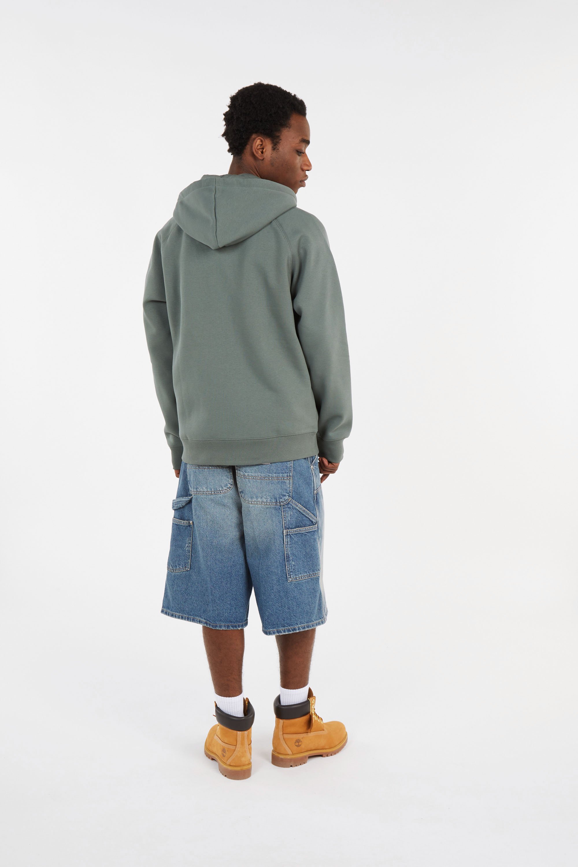 Hoodie zippé hooded chase CARHARTT WIP Vert