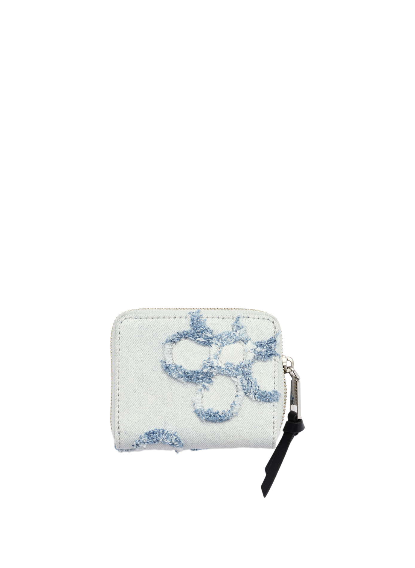 Porte-monnaie Daisy en denim de coton MARC JACOBS Bleu