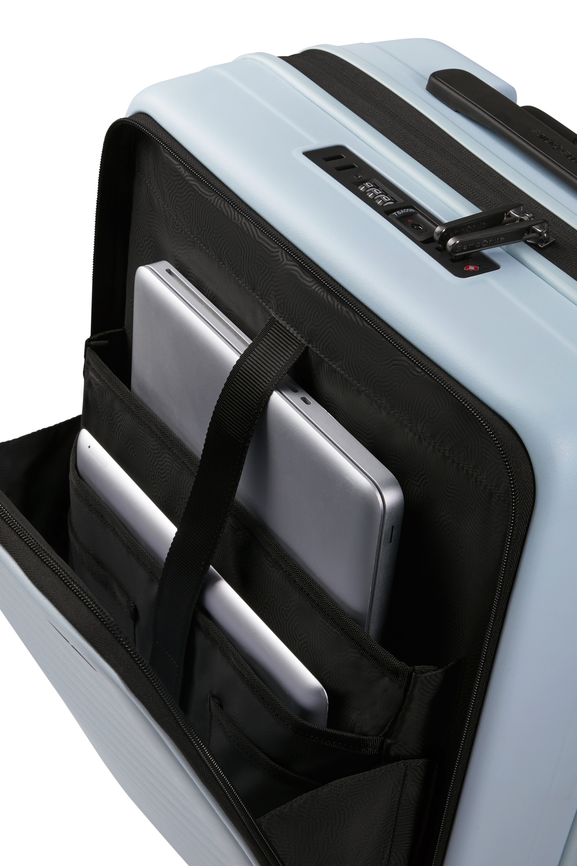 Restackd valise 4 roues taille s SAMSONITE Bleu