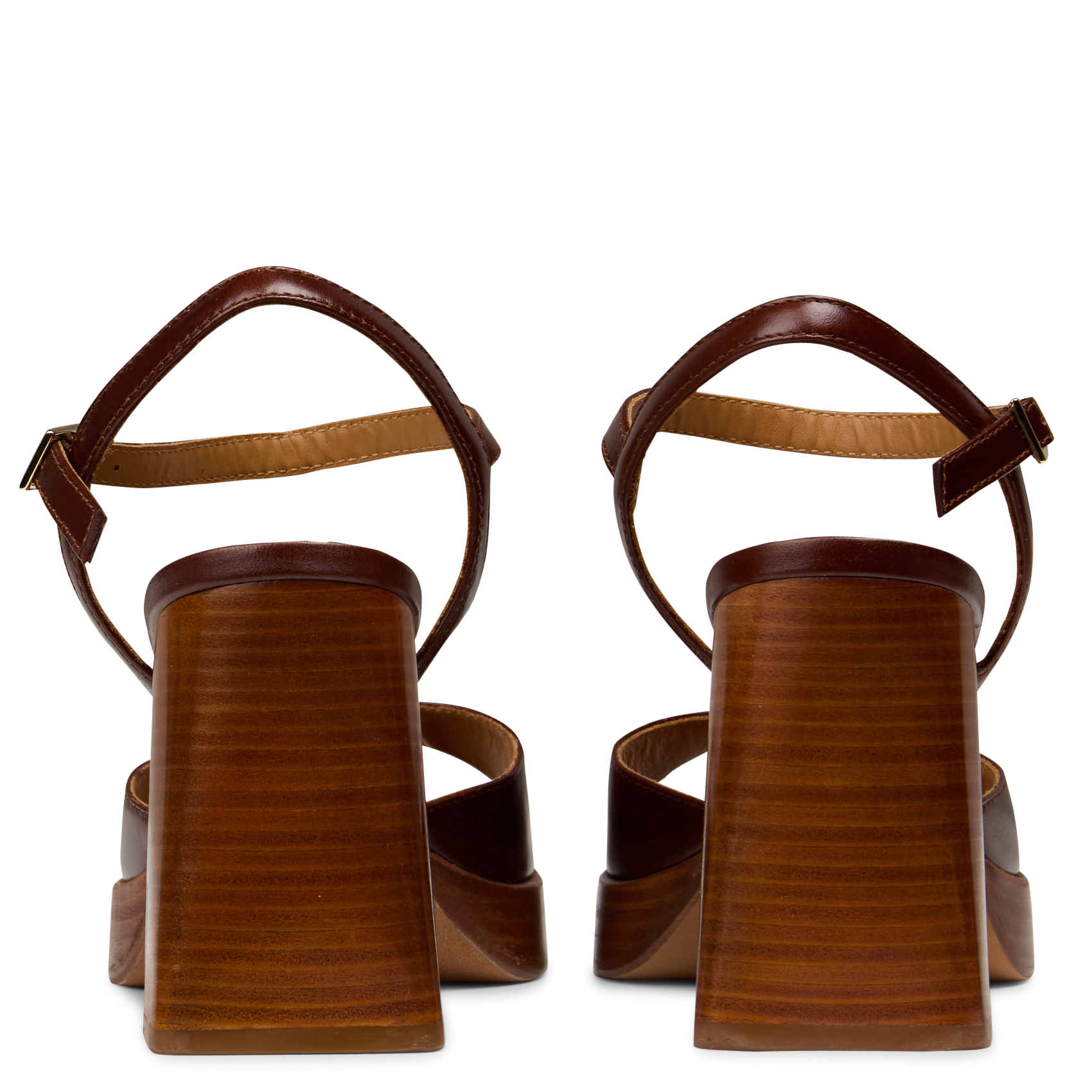 Sanadales à talons lenka BOBBIES Marron