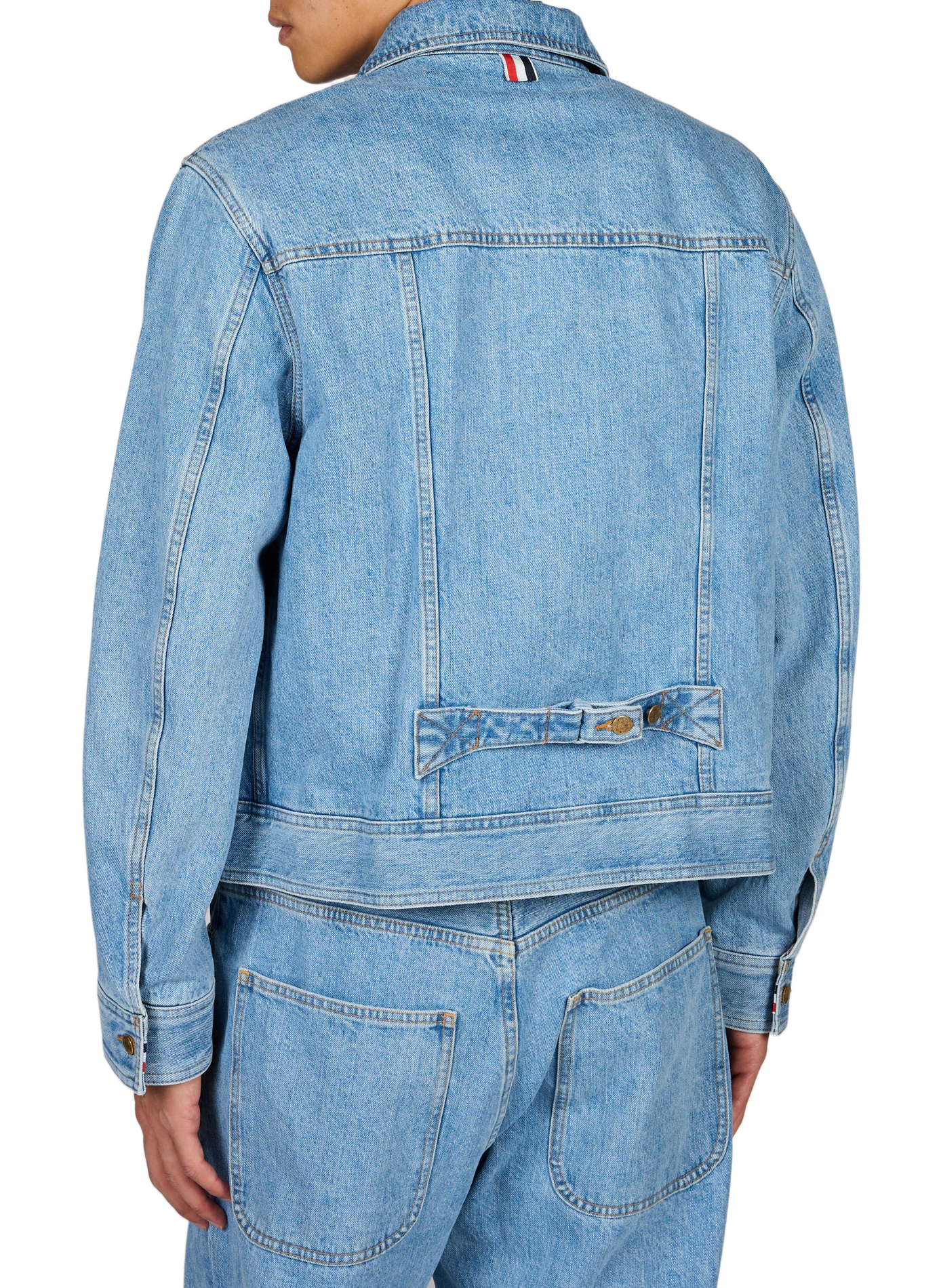 Denim jacket THOM BROWNE Blue