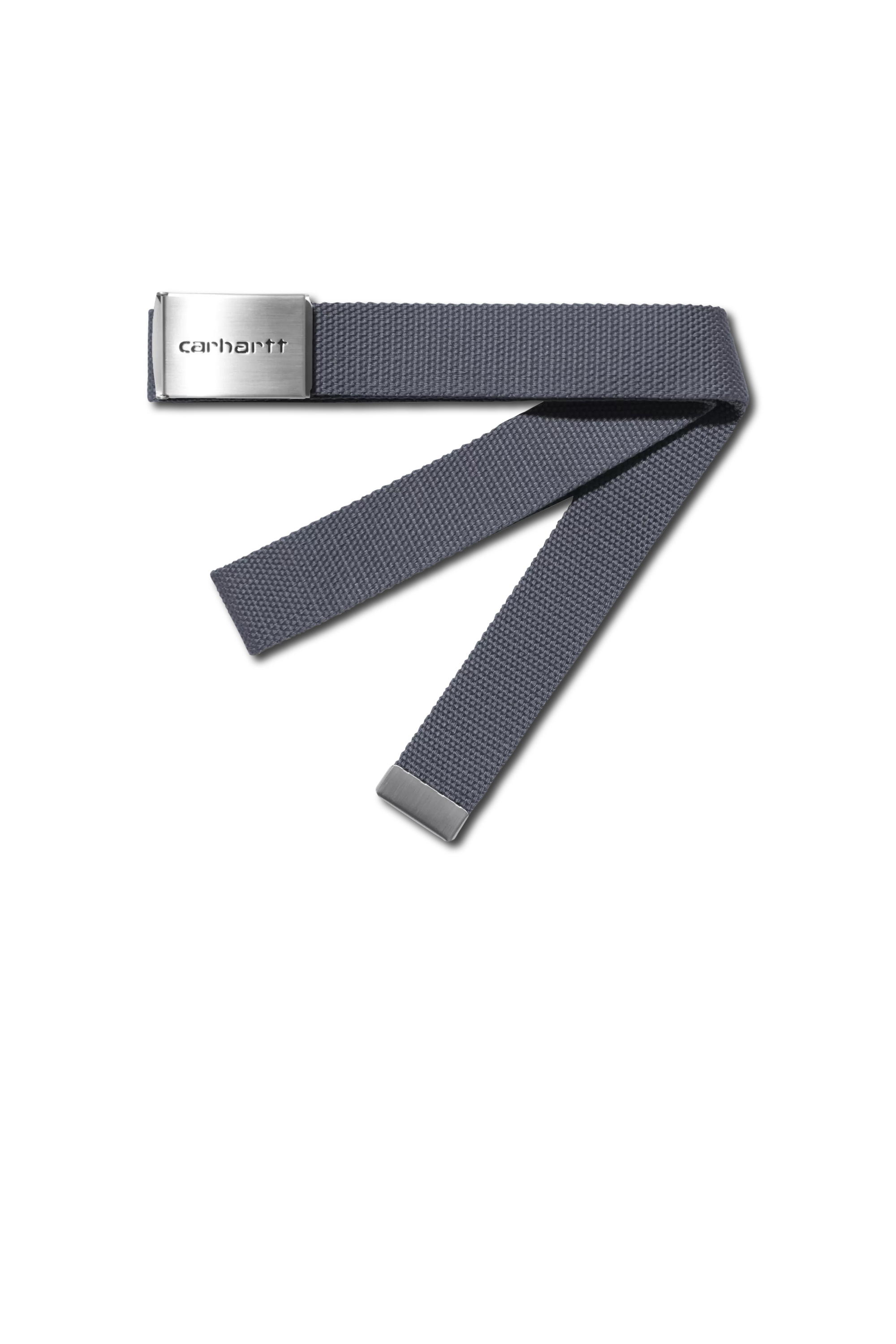 Ceinture clip belt chrome CARHARTT WIP Gris