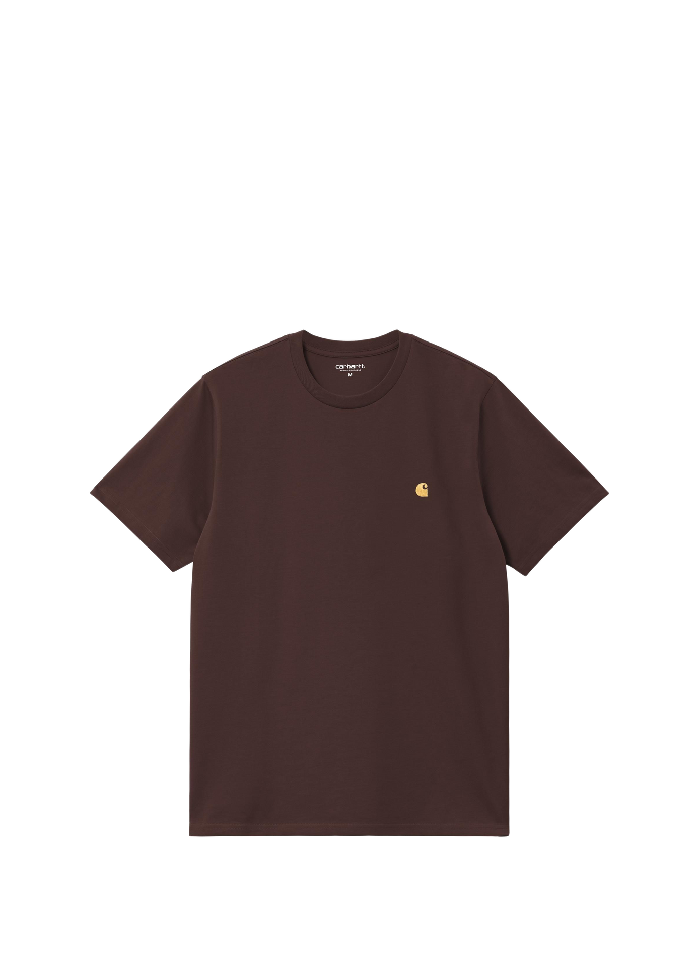 Kurzarm-T-Shirt aus Baumwolle  Palisander gold