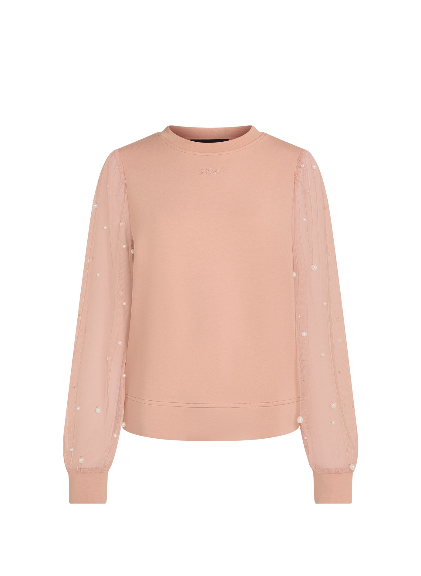Rundhalsausschnitt-Sweatshirt KARL LAGERFELD Rosa