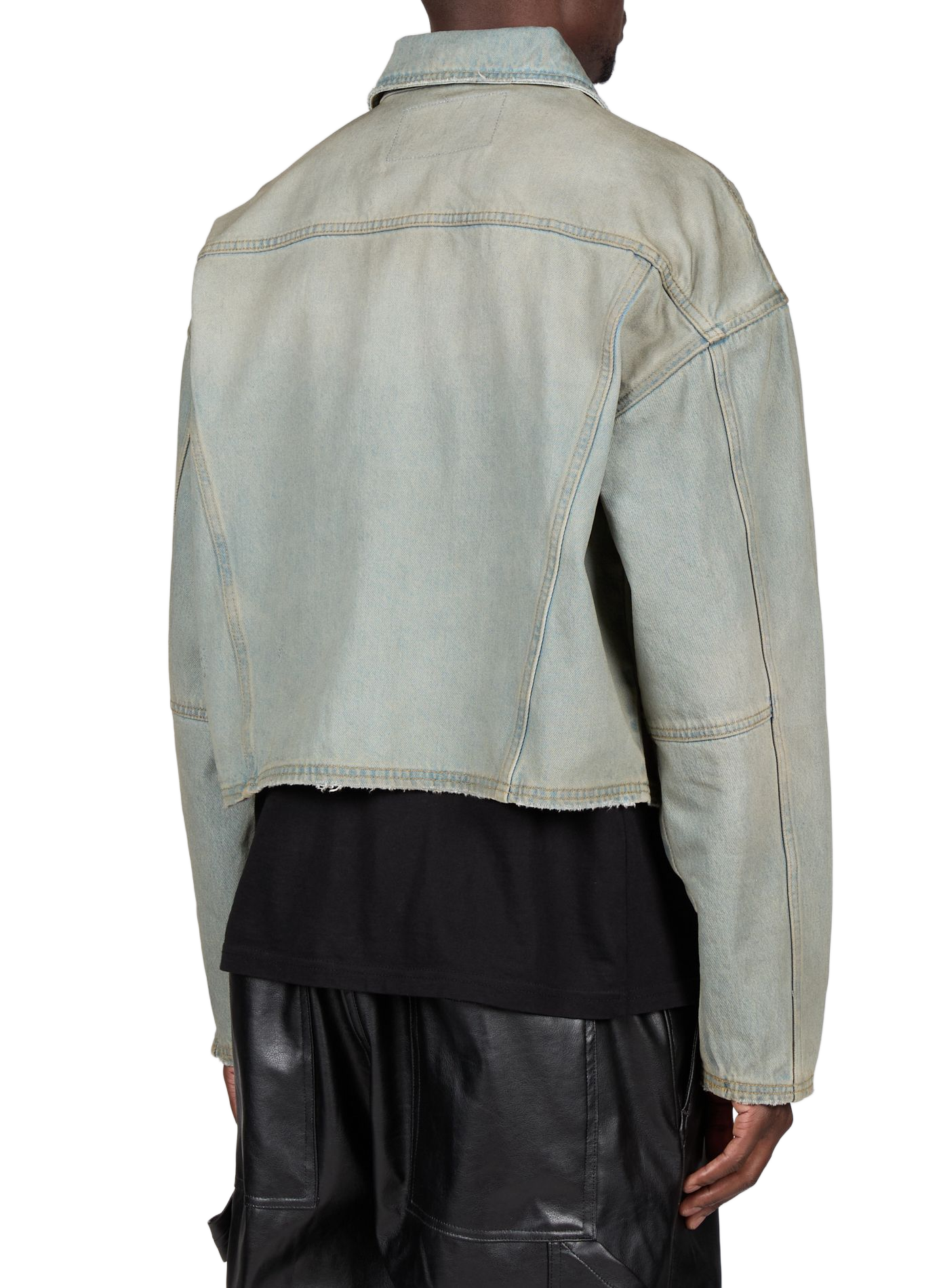 Veste en denim de coton délavée | Bleu PURPLE BRAND Homme
