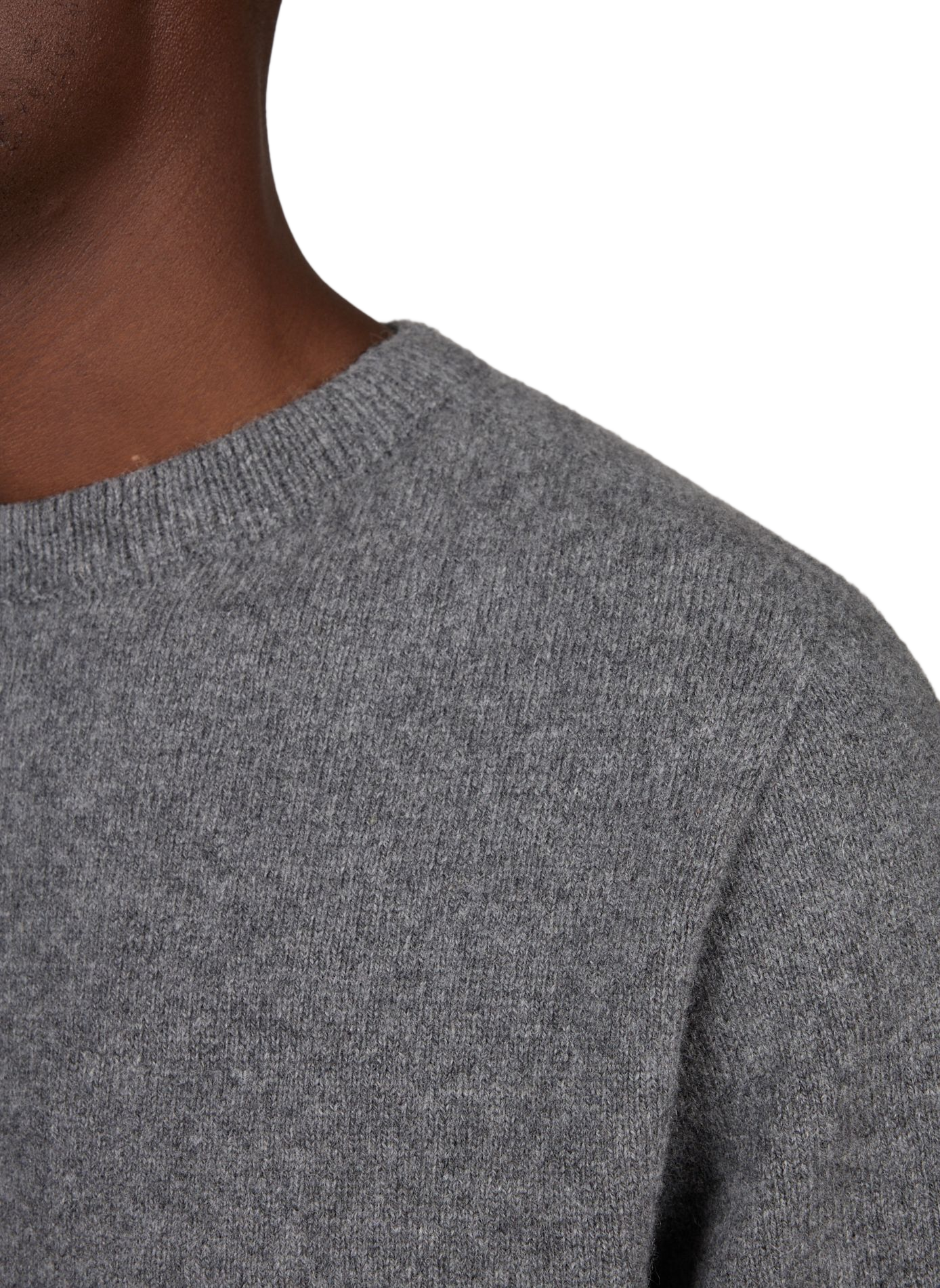 Pullover aus Merino- und Kaschmirwolle CÉZEMBRE Grau