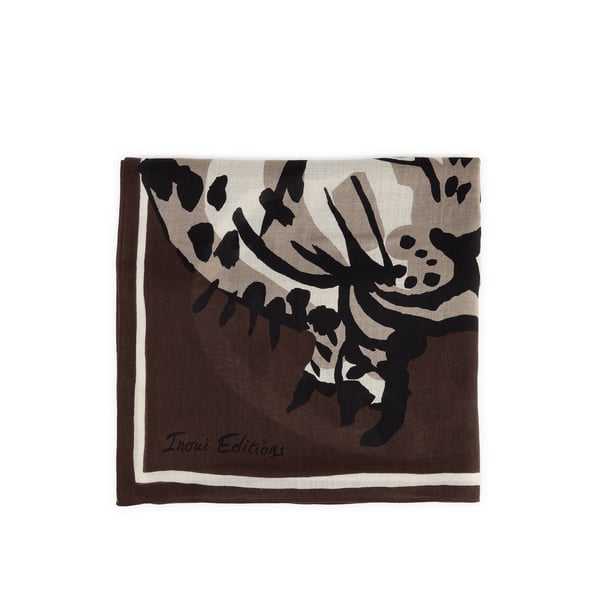 Foulard imprimé en laine Foulard imprimé en laine