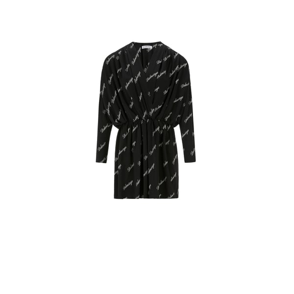 Robe mini imprimé Balenciaga